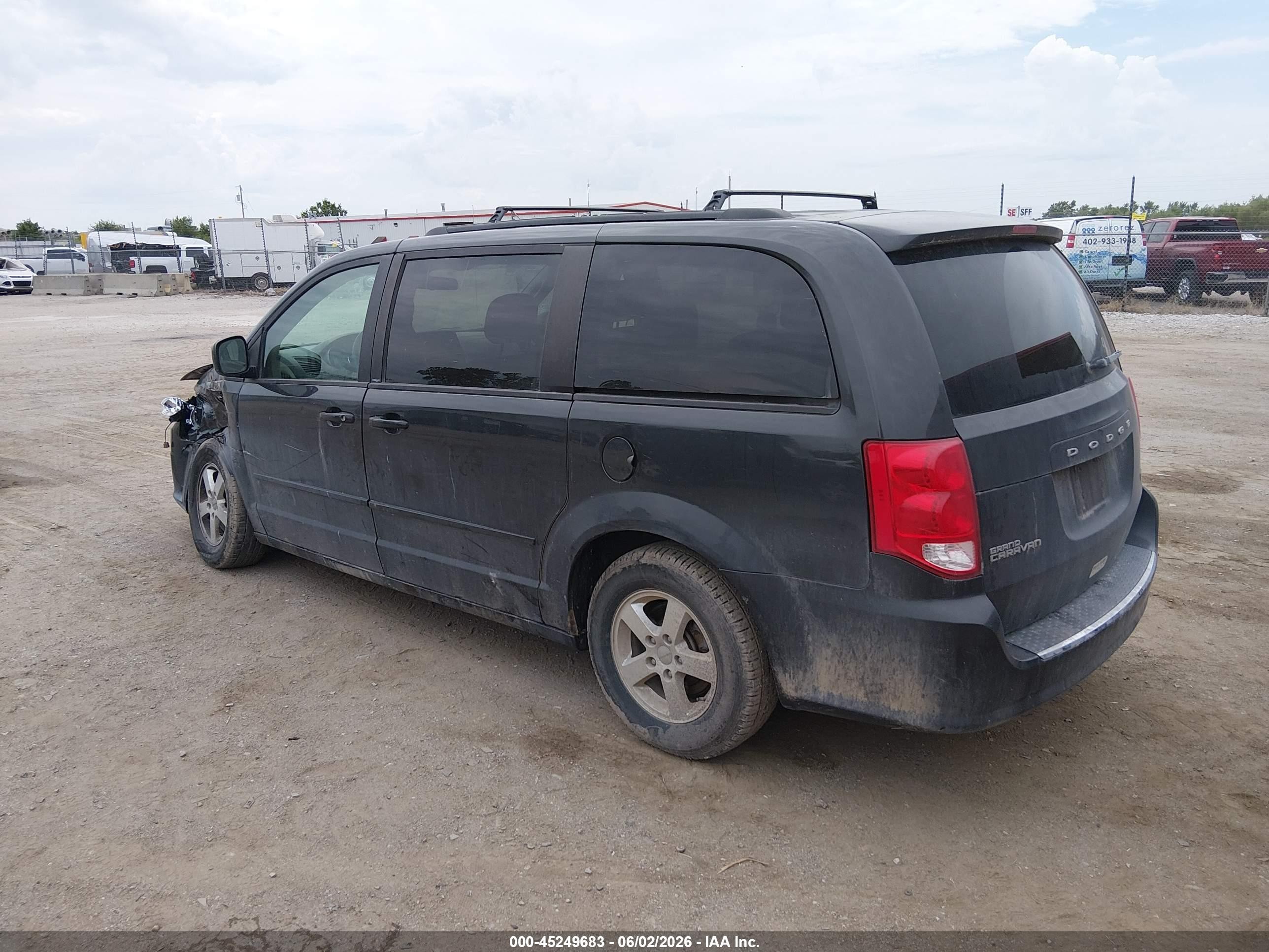 2012 Dodge Grand Caravan Sxt Gray vin: 2C4RDGCG6CR242444