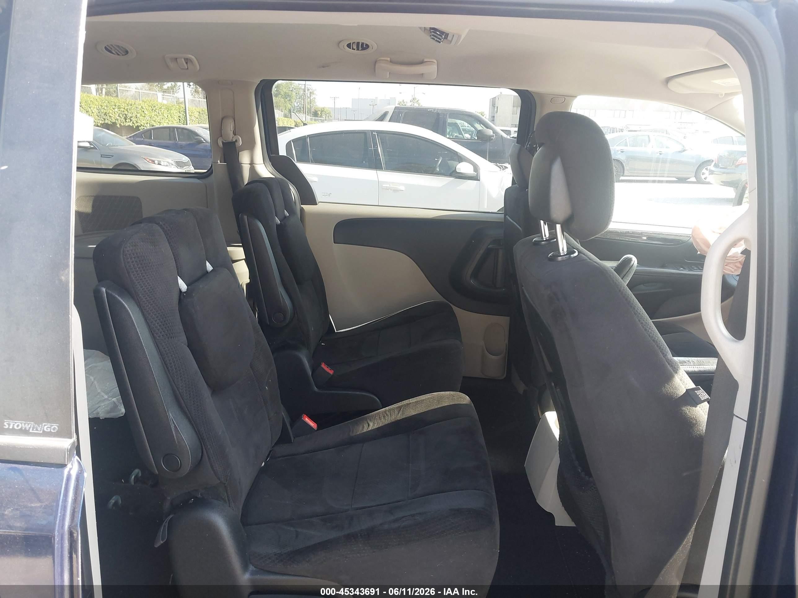 2012 Dodge Grand Caravan Sxt Blue vin: 2C4RDGCG6CR395311