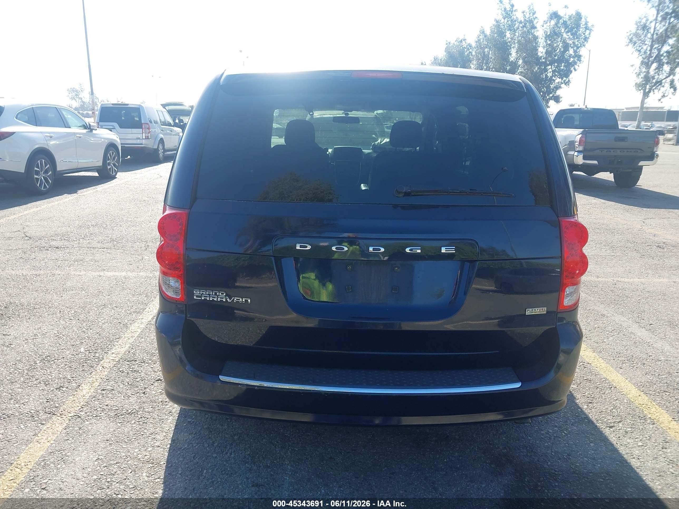 2012 Dodge Grand Caravan Sxt Blue vin: 2C4RDGCG6CR395311