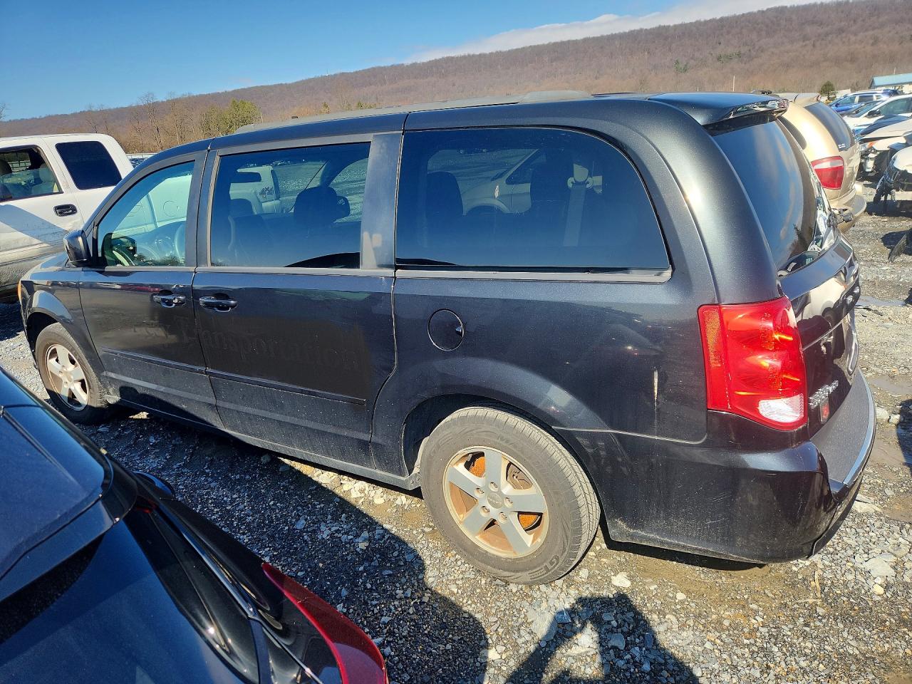 2012 Dodge Grand Caravan Sxt Black vin: 2C4RDGCG6CR406372