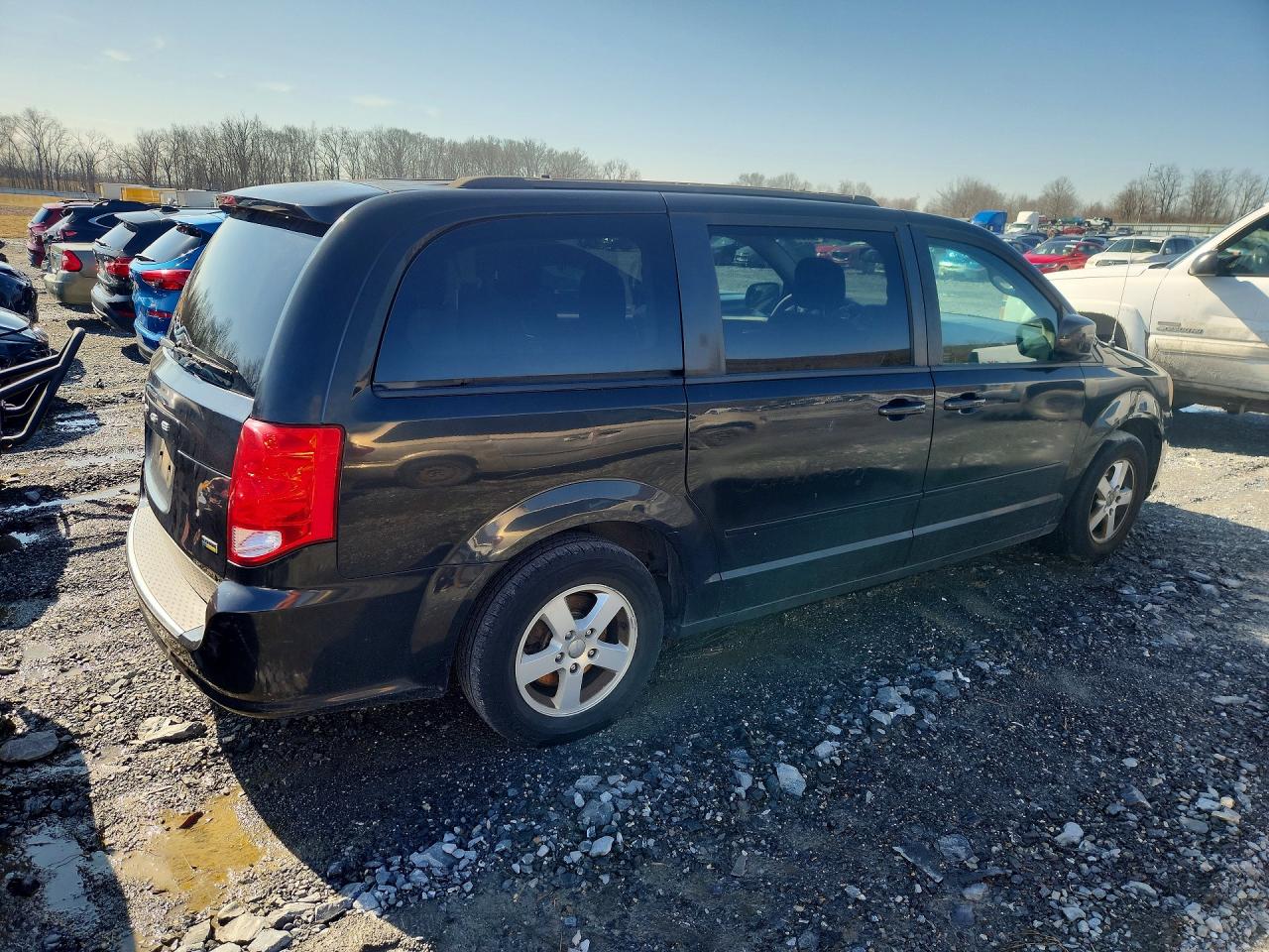 2012 Dodge Grand Caravan Sxt Black vin: 2C4RDGCG6CR406372