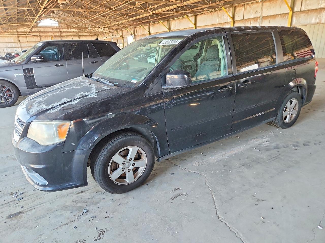 2013 Dodge Grand Caravan Sxt Black vin: 2C4RDGCG6DR522267