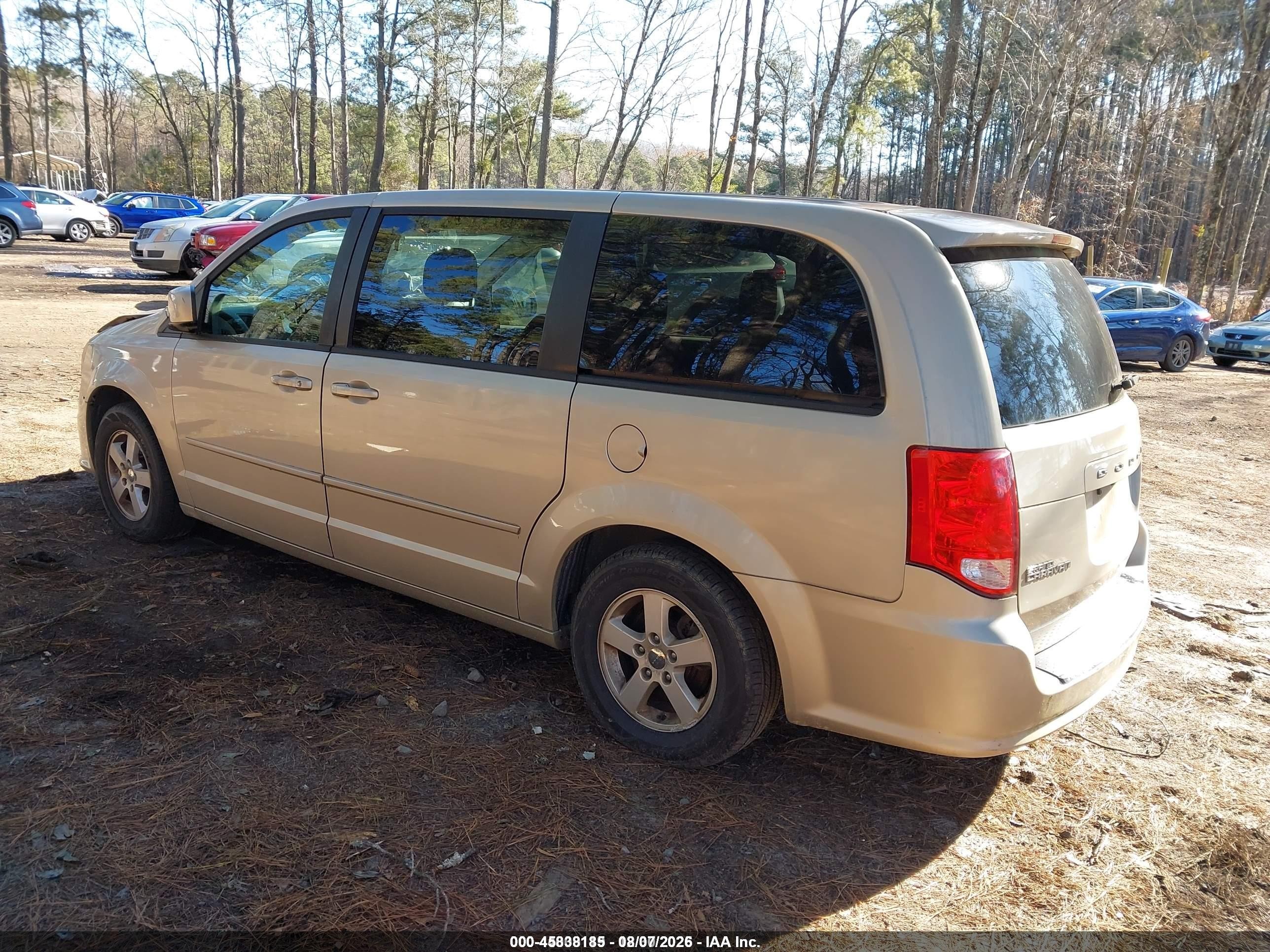 2013 Dodge Grand Caravan Sxt Gold vin: 2C4RDGCG6DR527677