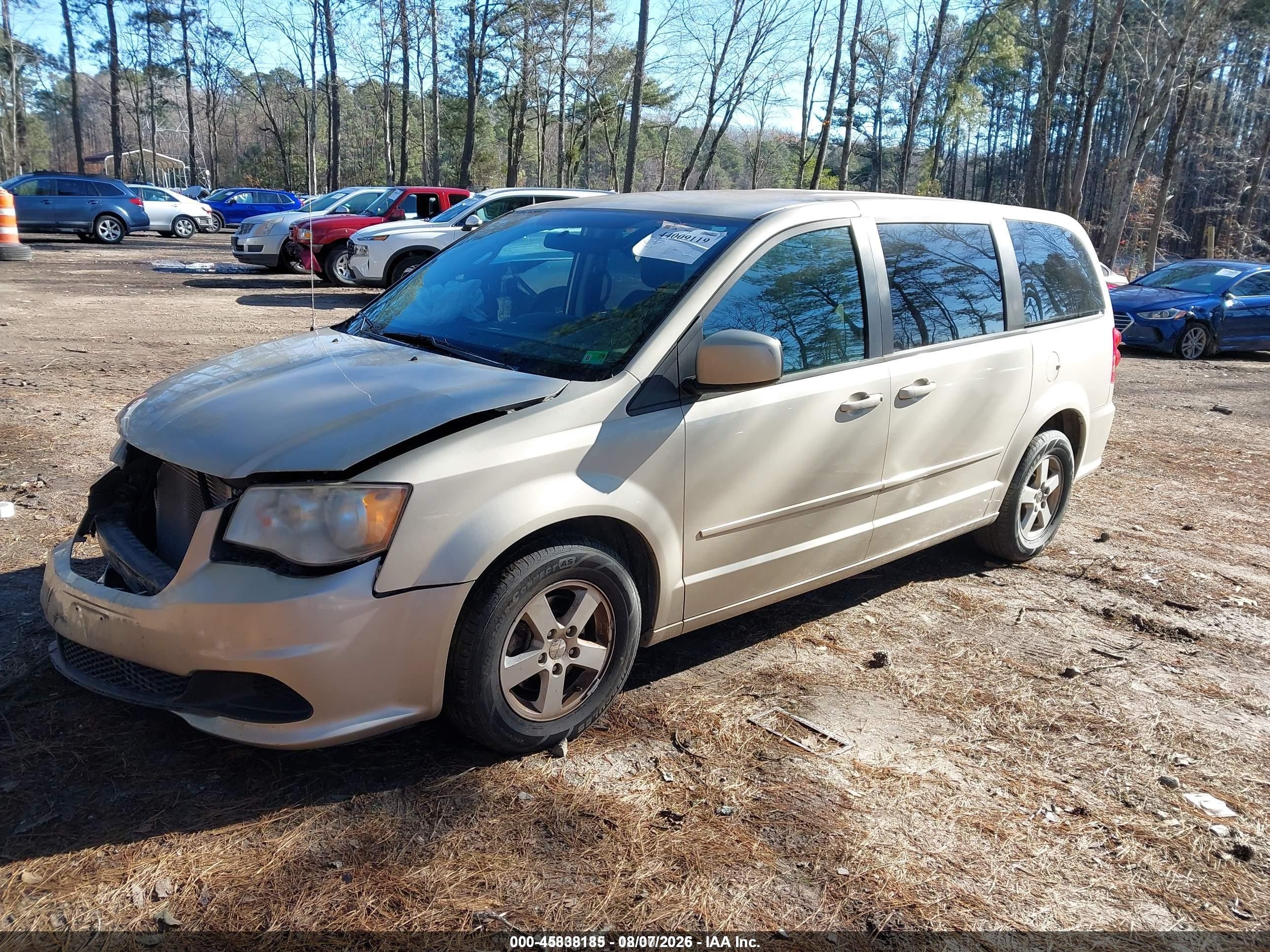 2013 Dodge Grand Caravan Sxt Gold vin: 2C4RDGCG6DR527677