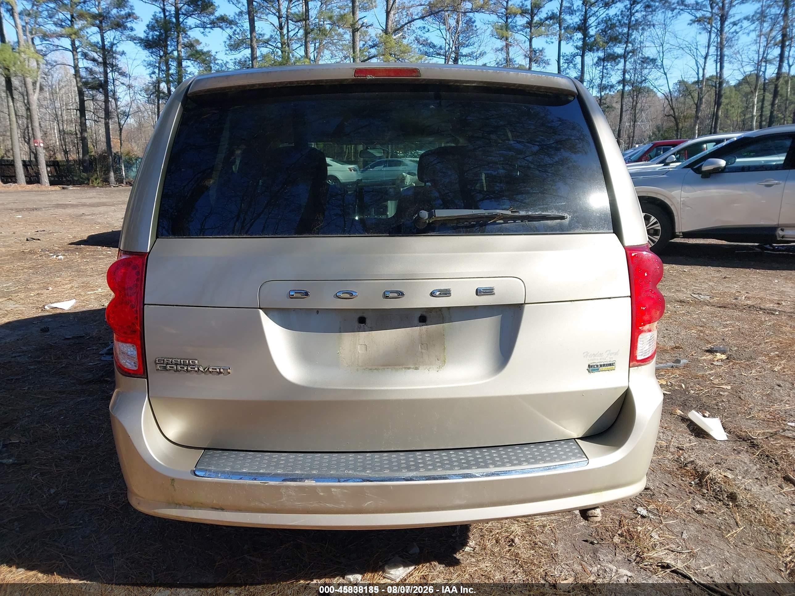 2013 Dodge Grand Caravan Sxt Gold vin: 2C4RDGCG6DR527677