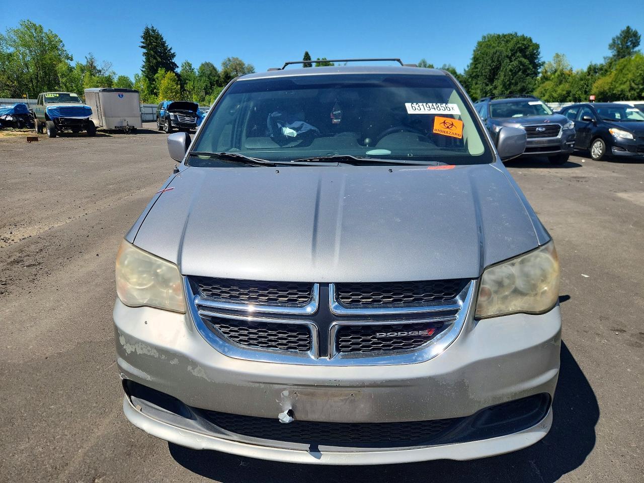 2013 Dodge Grand Caravan Sxt Silver vin: 2C4RDGCG6DR552546