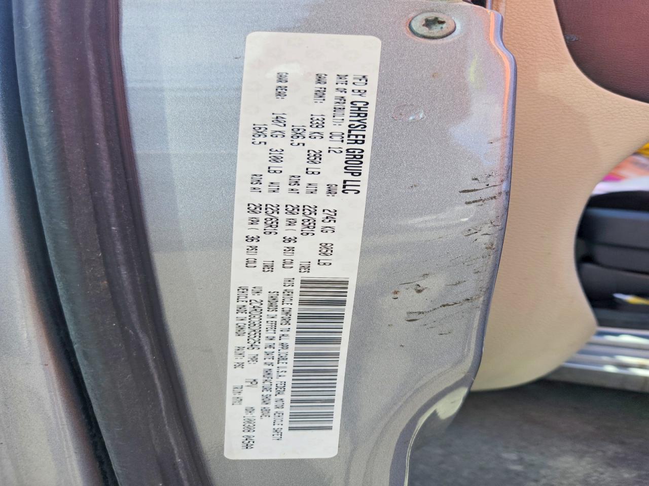 2013 Dodge Grand Caravan Sxt Silver vin: 2C4RDGCG6DR552546