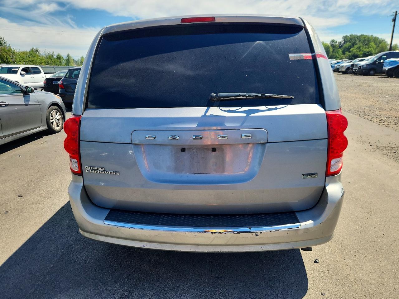 2013 Dodge Grand Caravan Sxt Silver vin: 2C4RDGCG6DR552546