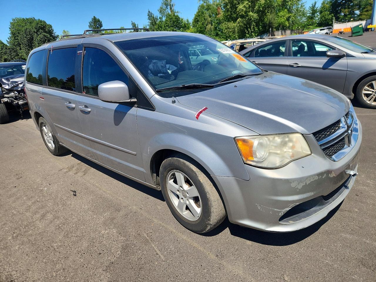 2013 Dodge Grand Caravan Sxt Silver vin: 2C4RDGCG6DR552546