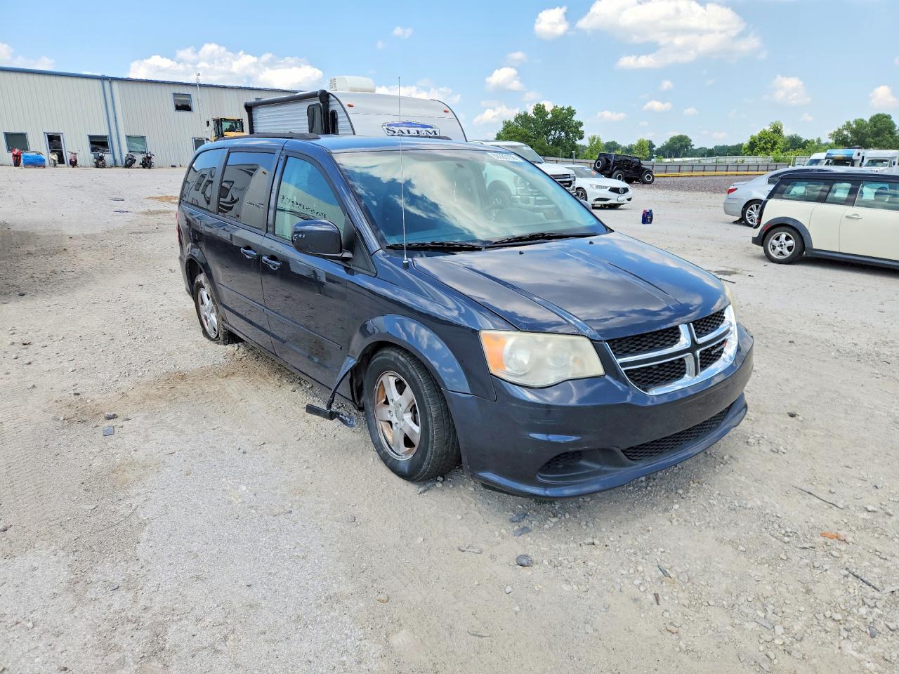 2013 Dodge Grand Caravan Sxt Blue vin: 2C4RDGCG6DR591489