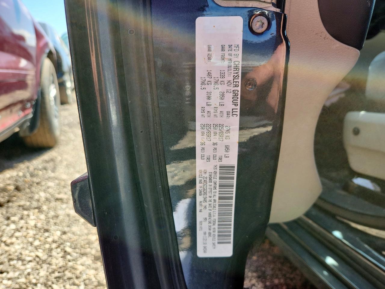 2013 Dodge Grand Caravan Sxt Blue vin: 2C4RDGCG6DR619405