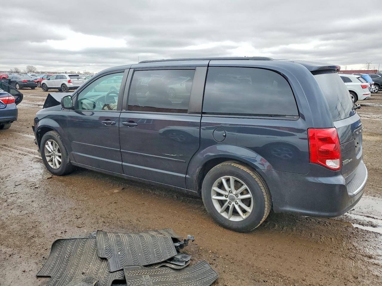 2013 Dodge Grand Caravan Sxt Blue vin: 2C4RDGCG6DR619405
