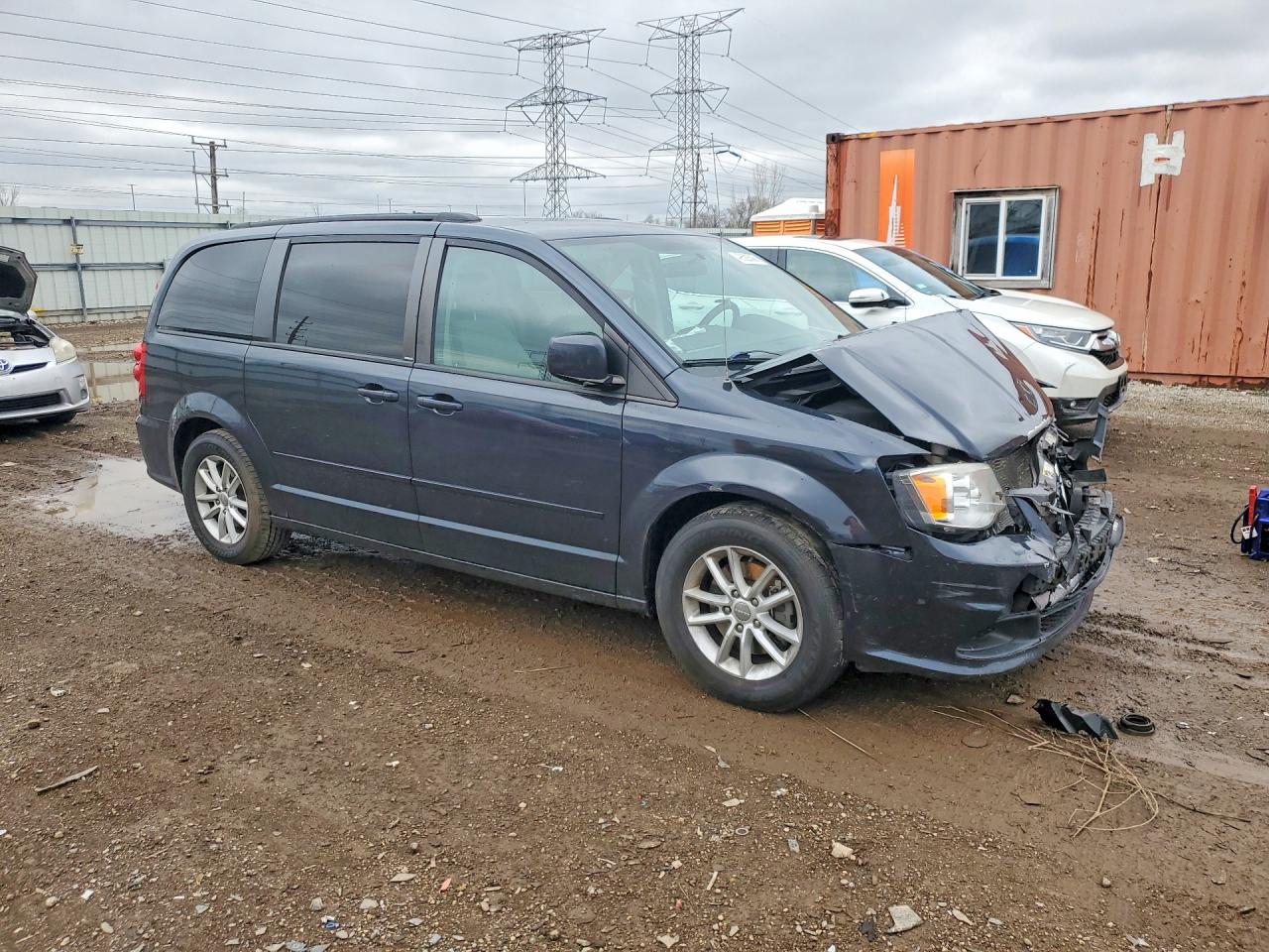 2013 Dodge Grand Caravan Sxt Blue vin: 2C4RDGCG6DR619405