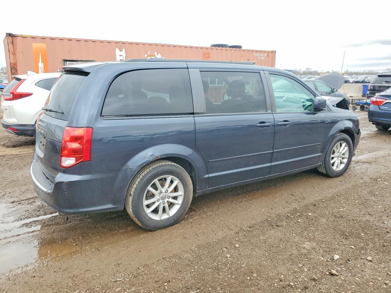 2013 Dodge Grand Caravan Sxt Blue vin: 2C4RDGCG6DR619405