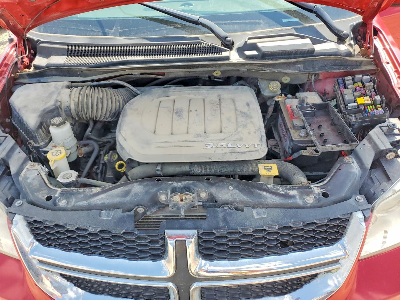2013 Dodge Grand Caravan Sxt Red vin: 2C4RDGCG6DR626614