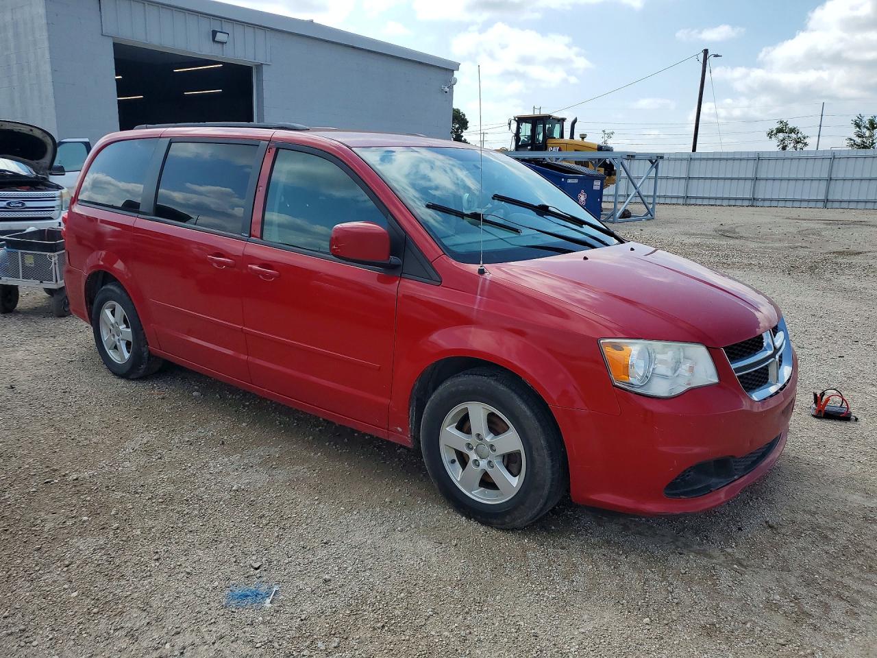 2013 Dodge Grand Caravan Sxt Red vin: 2C4RDGCG6DR626614