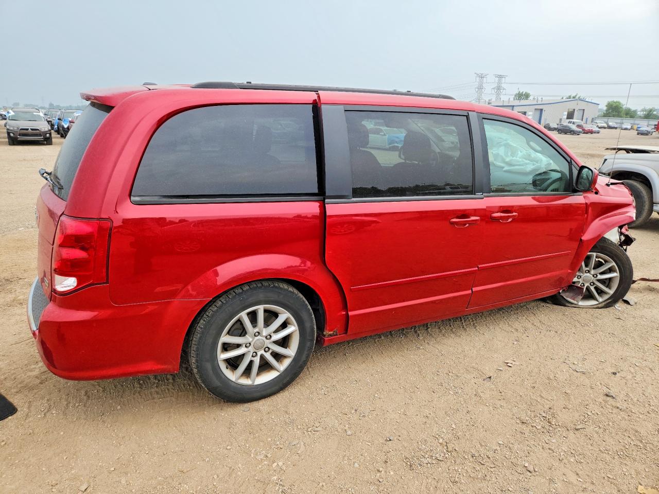 2013 Dodge Grand Caravan Sxt Burgundy vin: 2C4RDGCG6DR685792
