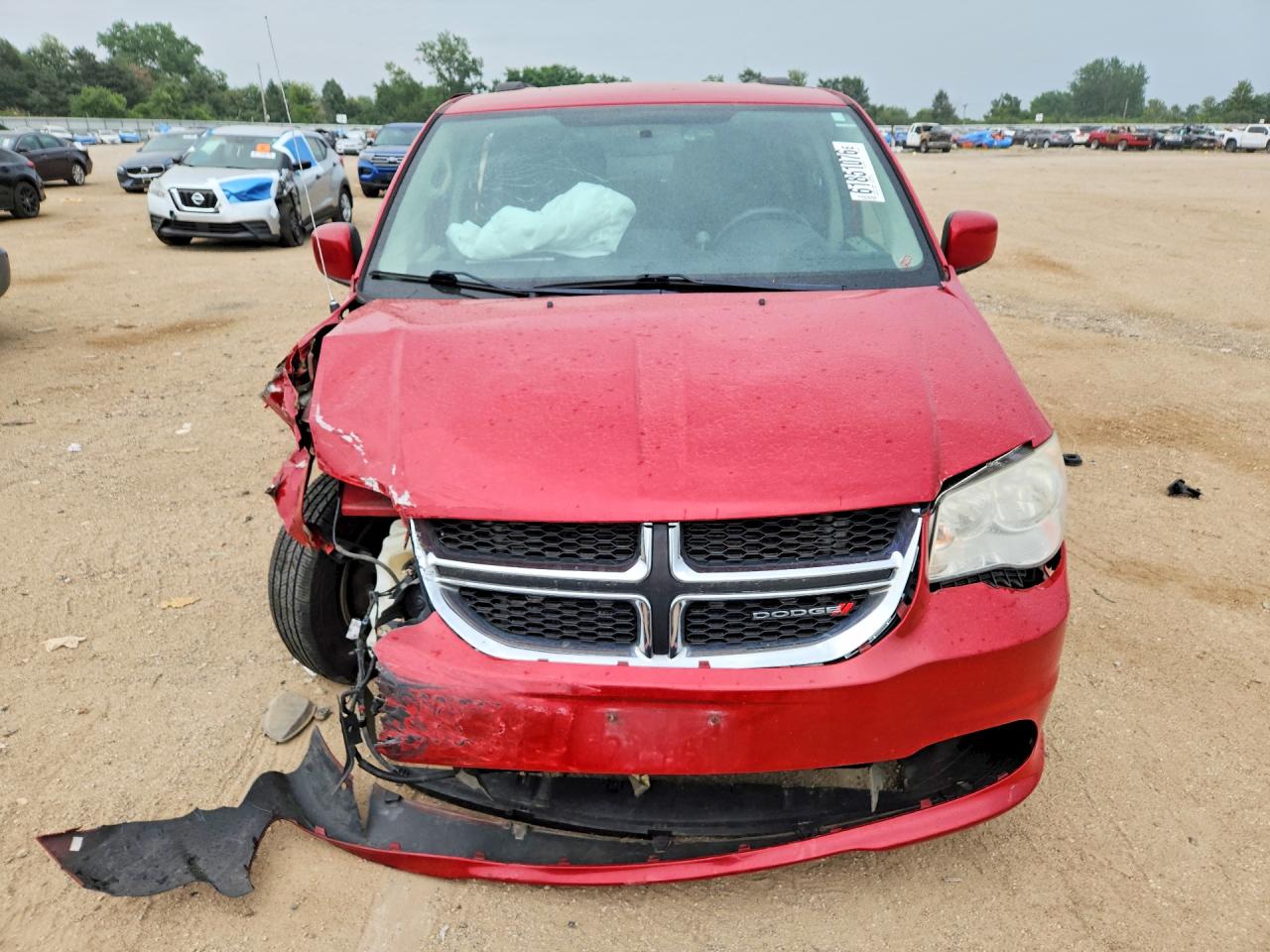 2013 Dodge Grand Caravan Sxt Burgundy vin: 2C4RDGCG6DR685792