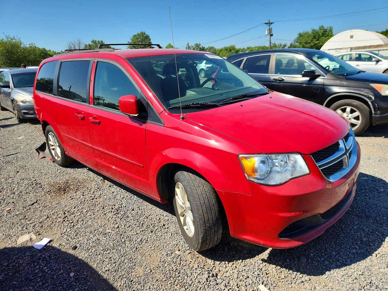 2013 Dodge Grand Caravan Sxt Red vin: 2C4RDGCG6DR717379