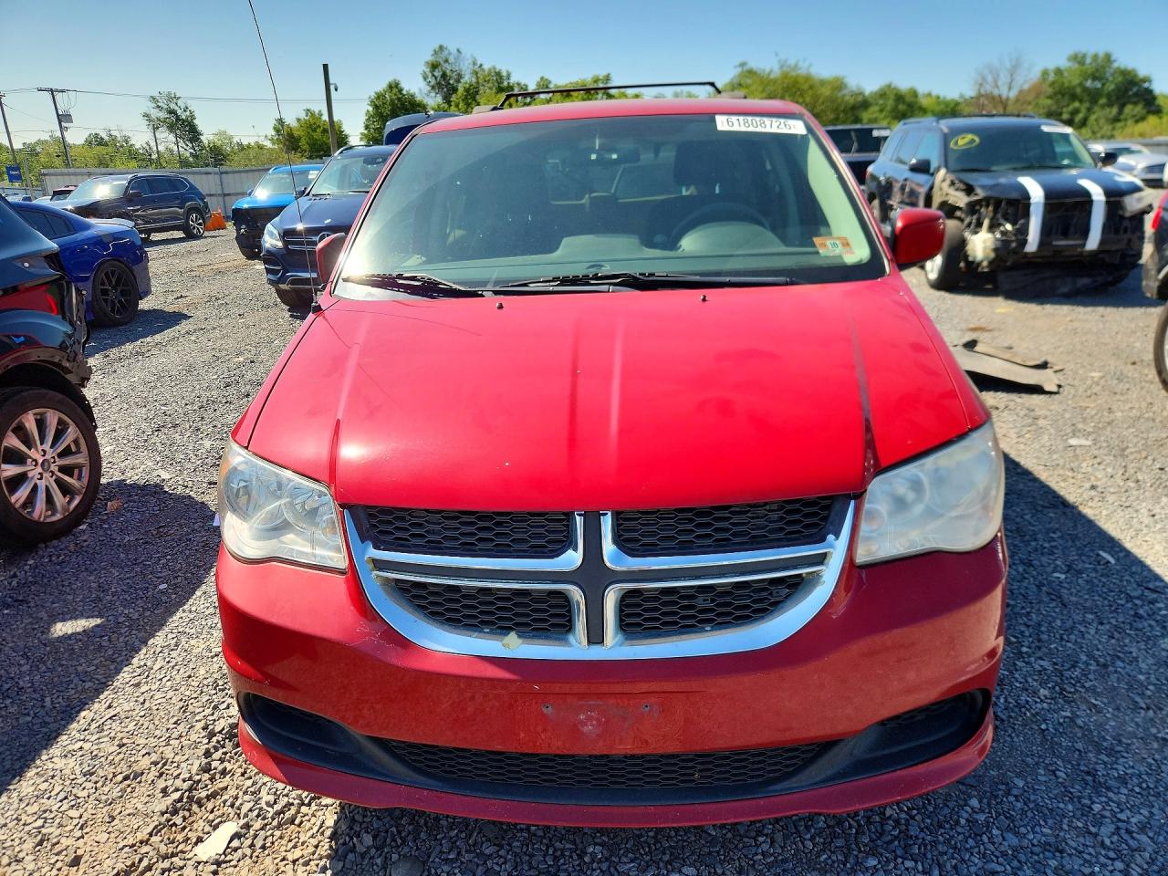2013 Dodge Grand Caravan Sxt Red vin: 2C4RDGCG6DR717379