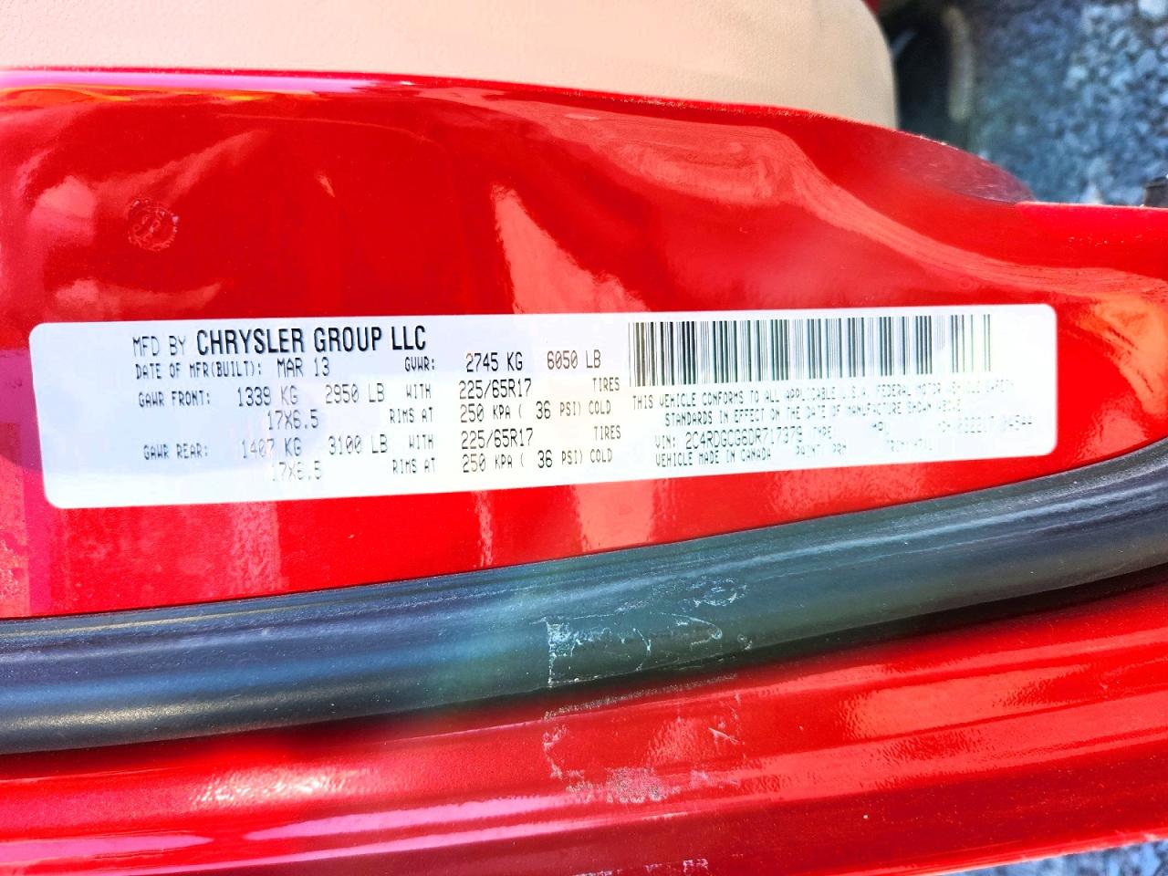 2013 Dodge Grand Caravan Sxt Red vin: 2C4RDGCG6DR717379