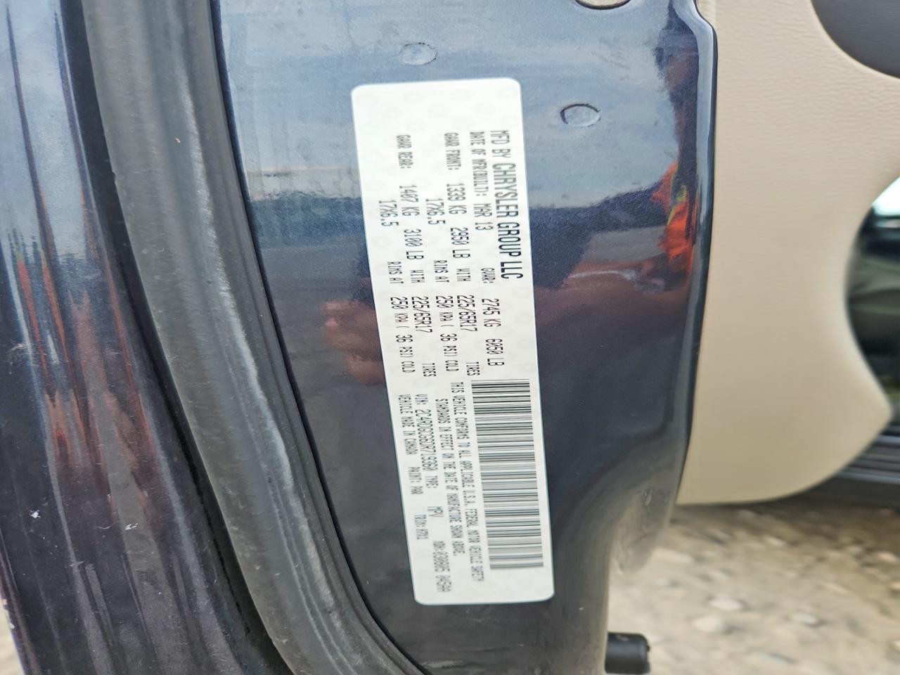 2013 Dodge Grand Caravan Sxt Black vin: 2C4RDGCG6DR719360