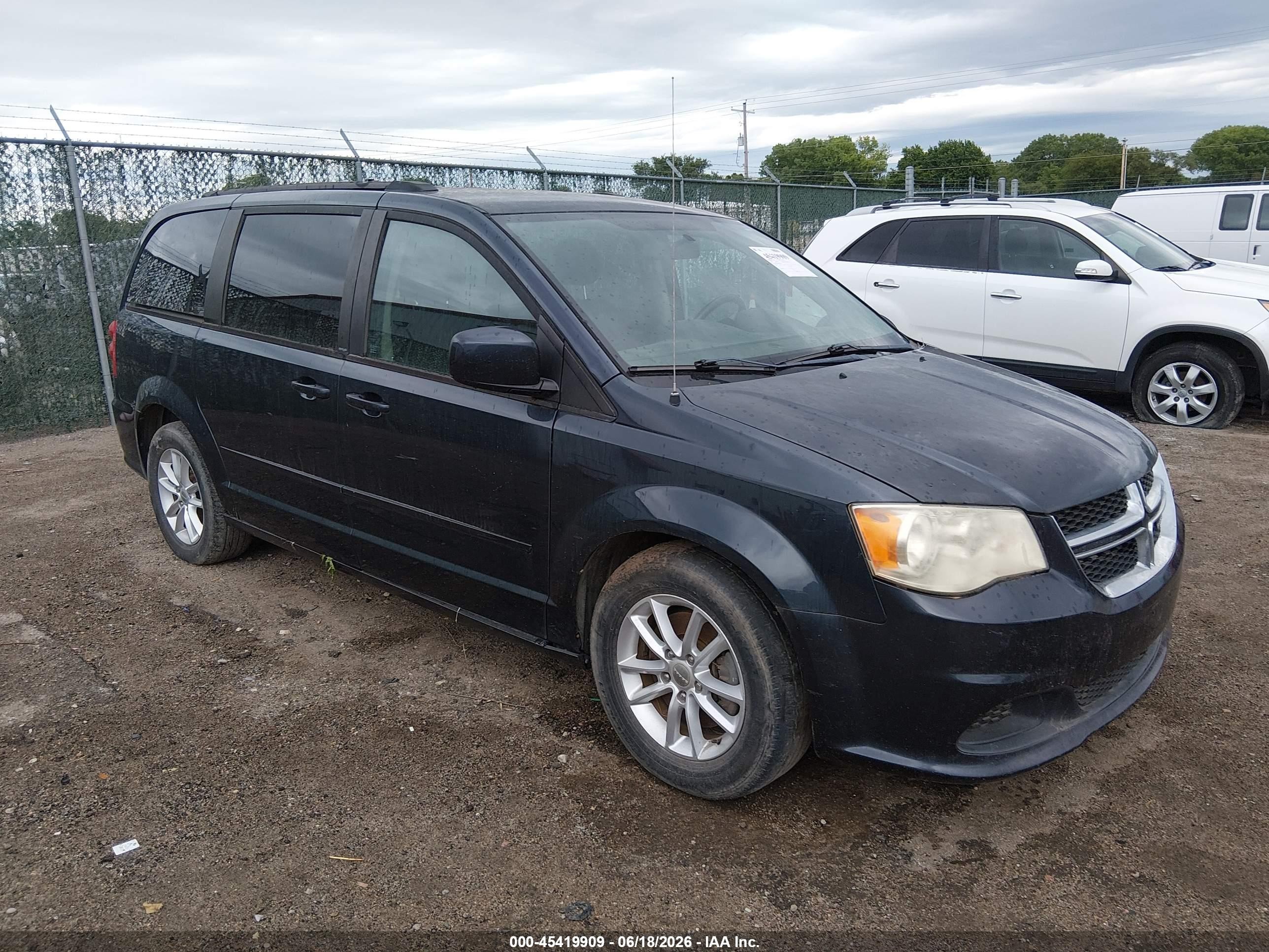 2013 Dodge Grand Caravan Sxt Dark Blue vin: 2C4RDGCG6DR739849