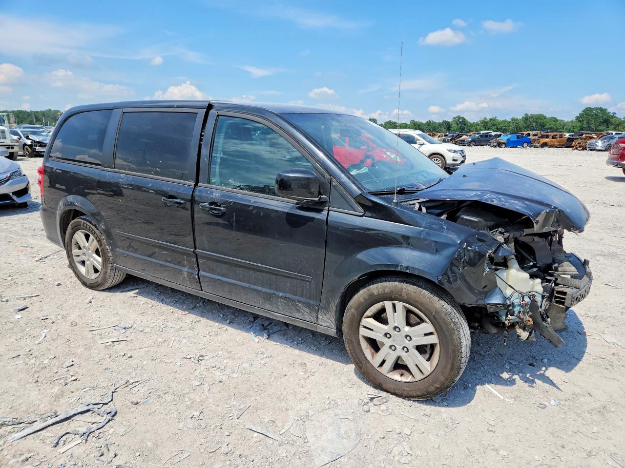 2013 Dodge Grand Caravan Sxt Black vin: 2C4RDGCG6DR749362