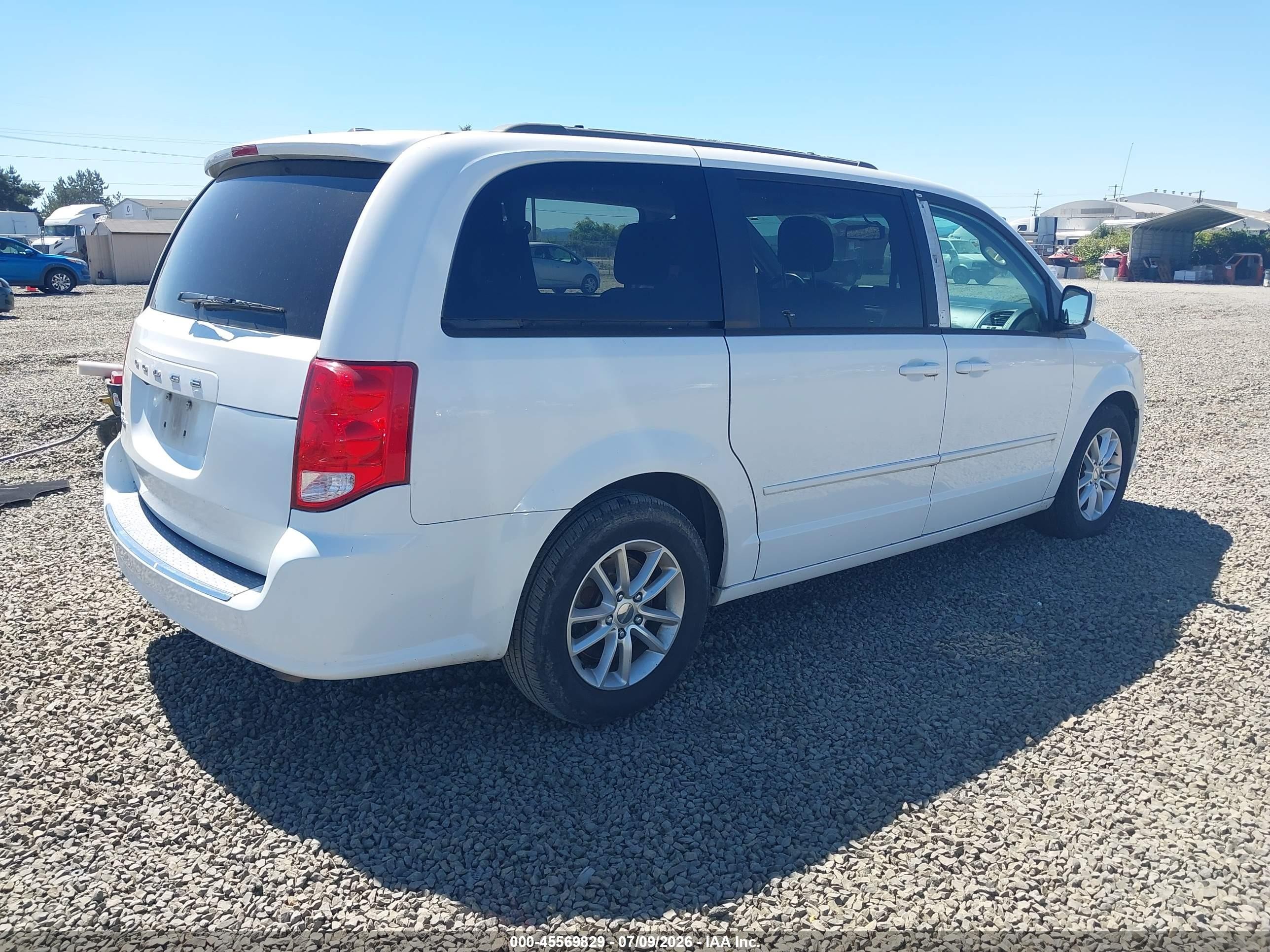 2013 Dodge Grand Caravan Sxt Белый vin: 2C4RDGCG6DR814887