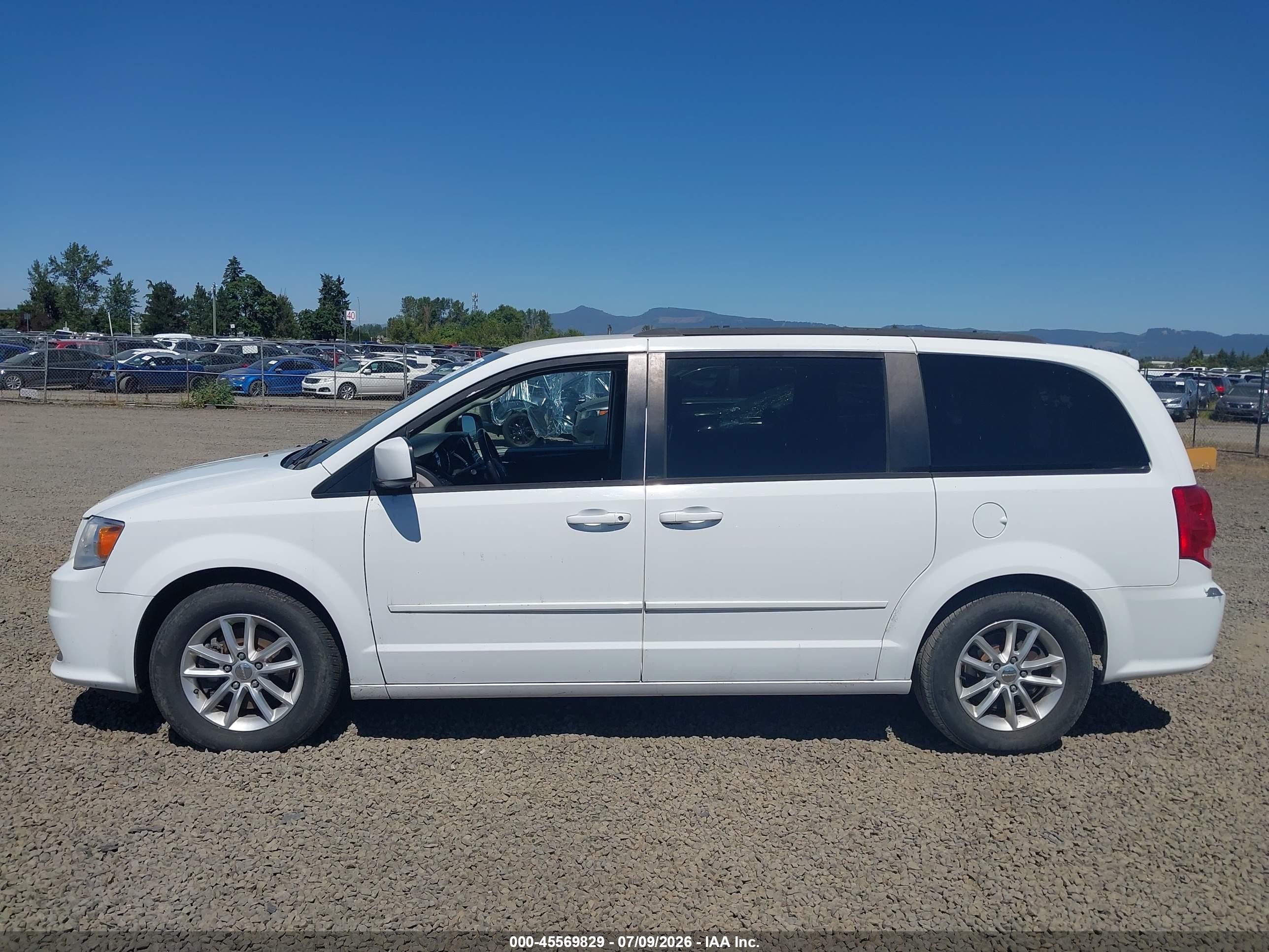 2013 Dodge Grand Caravan Sxt Белый vin: 2C4RDGCG6DR814887
