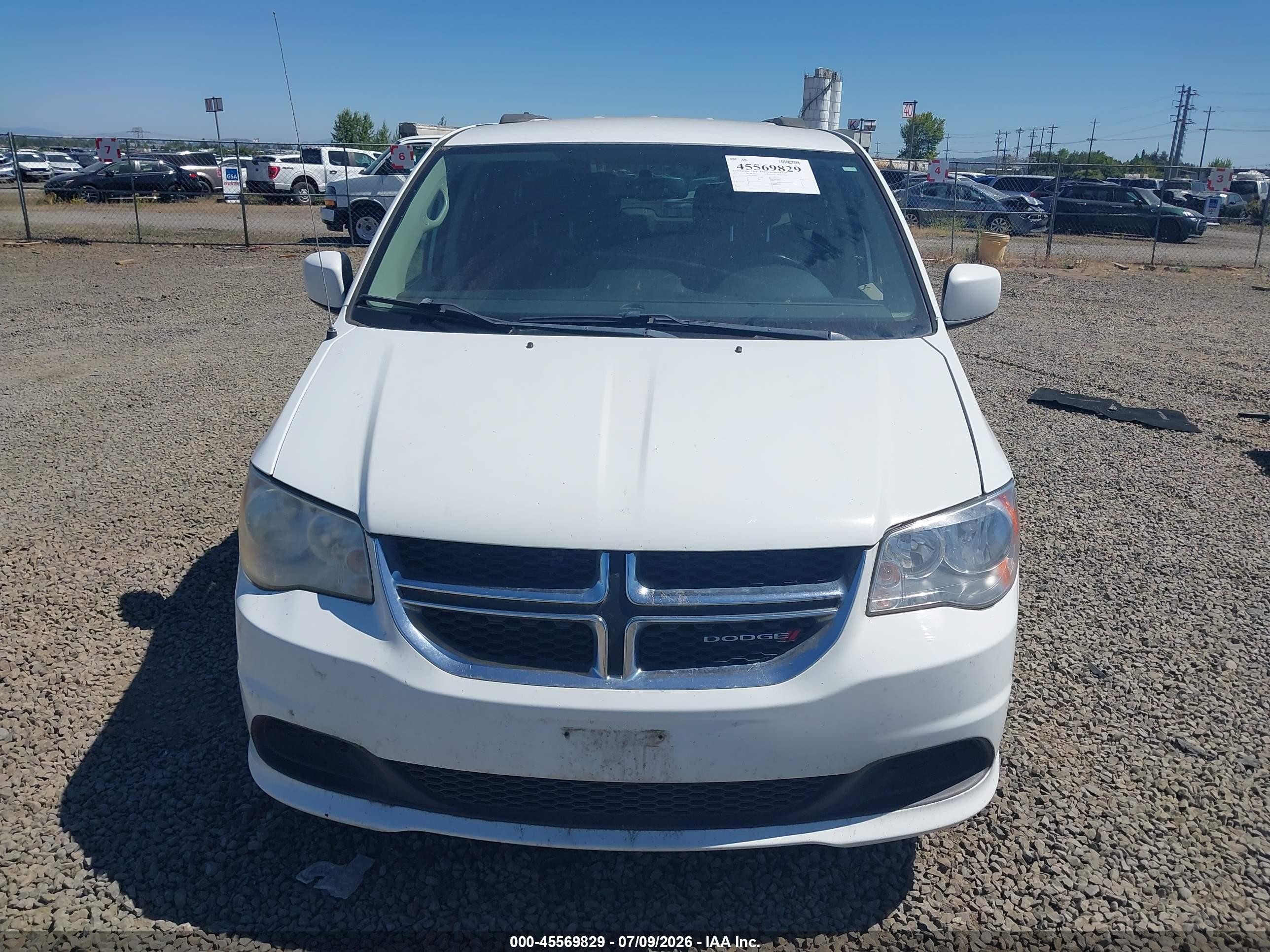 2013 Dodge Grand Caravan Sxt Белый vin: 2C4RDGCG6DR814887