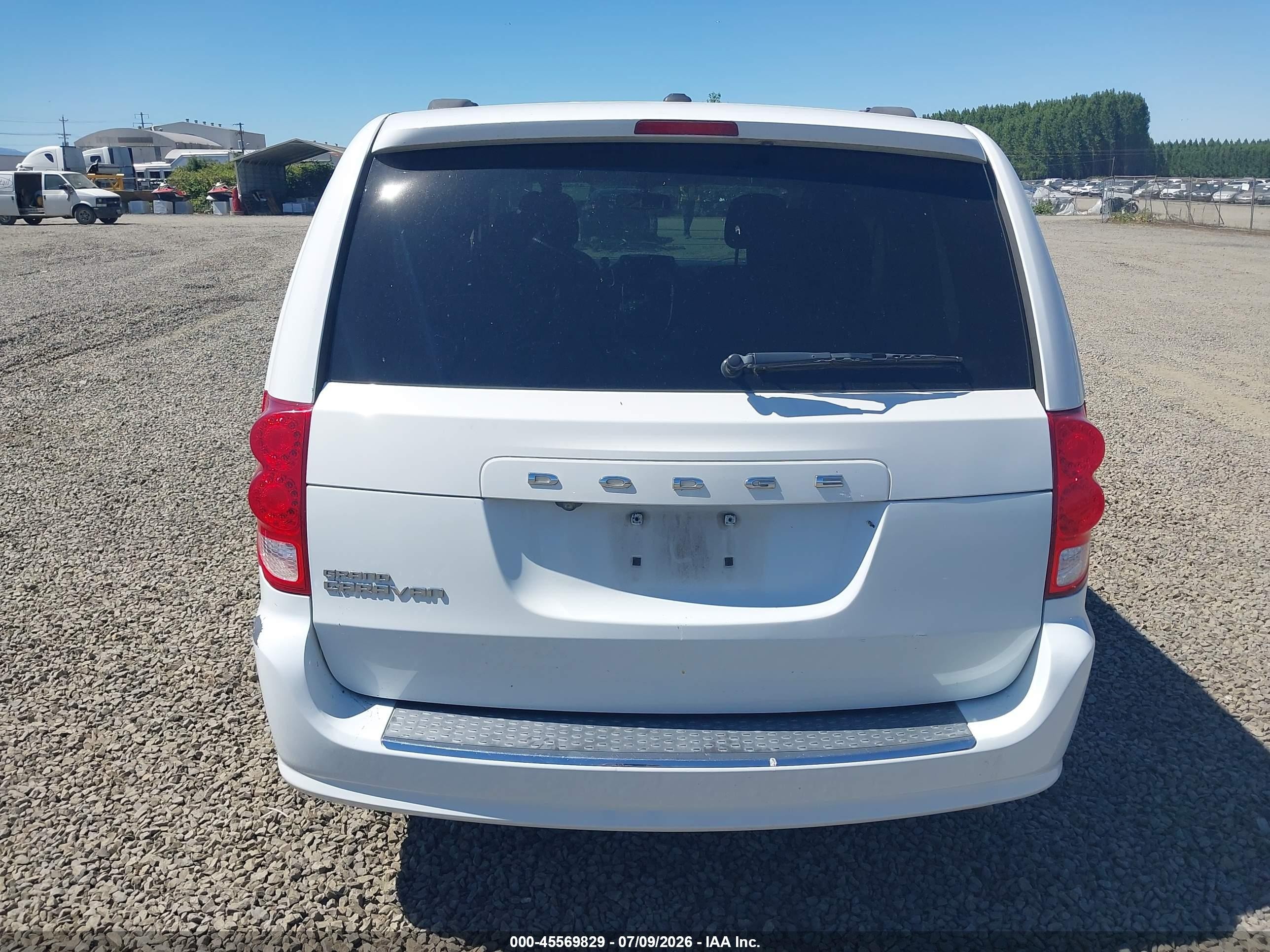 2013 Dodge Grand Caravan Sxt Белый vin: 2C4RDGCG6DR814887