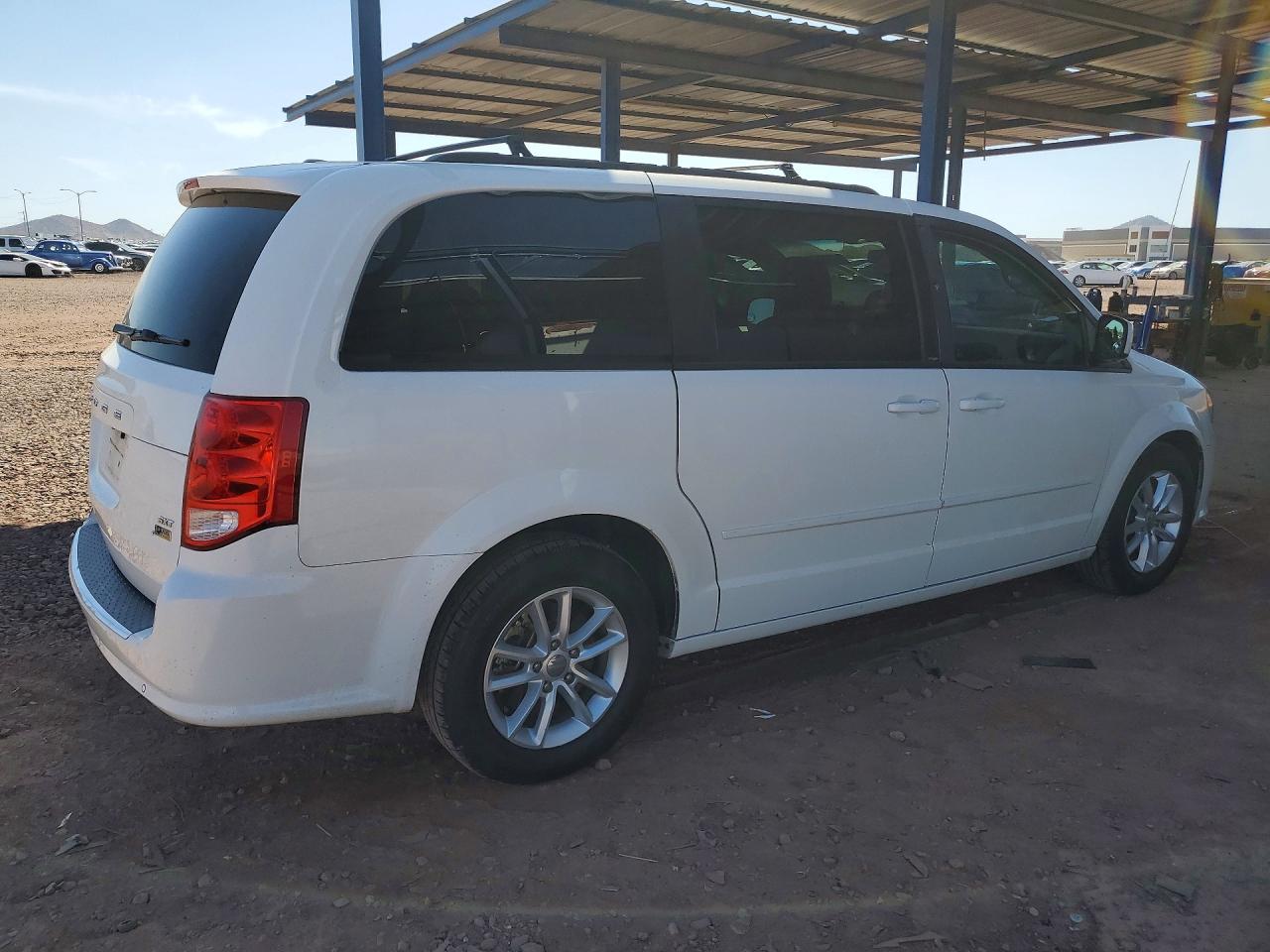 2013 Dodge Grand Caravan Sxt White vin: 2C4RDGCG6DR820656