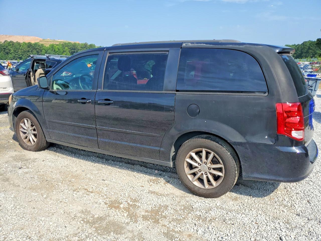 2014 Dodge Grand Caravan Sxt Black vin: 2C4RDGCG6ER121805