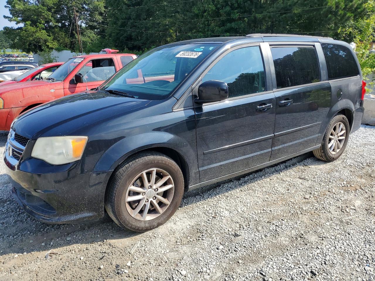 2014 Dodge Grand Caravan Sxt Black vin: 2C4RDGCG6ER121805
