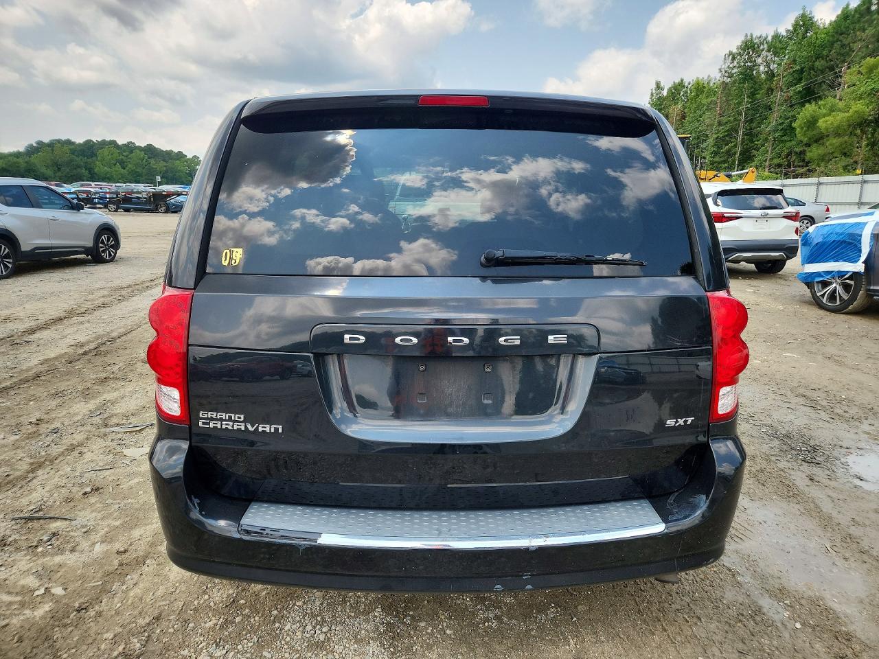 2014 Dodge Grand Caravan Sxt Black vin: 2C4RDGCG6ER122498