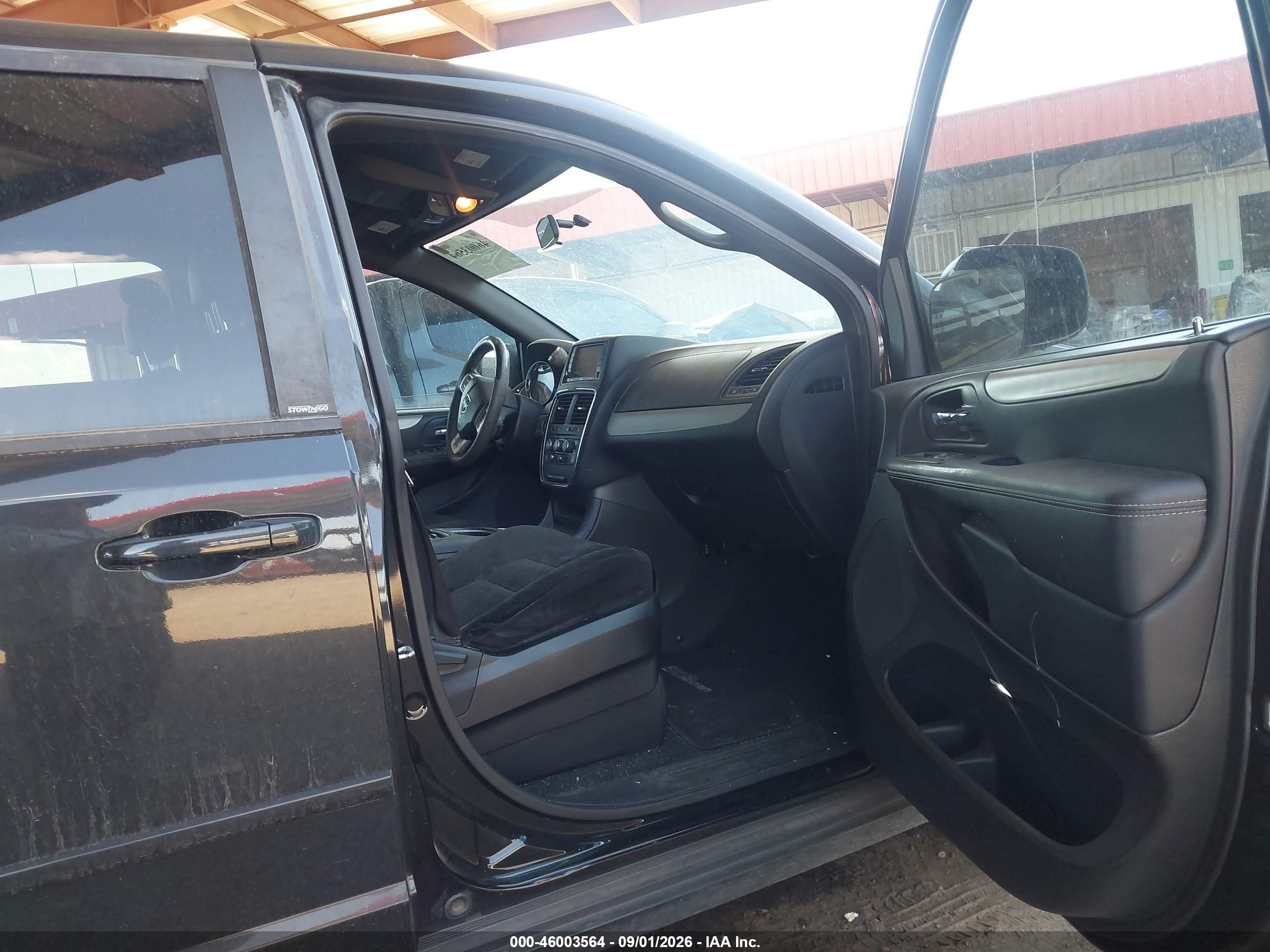 2014 Dodge Grand Caravan Sxt Gray vin: 2C4RDGCG6ER137616