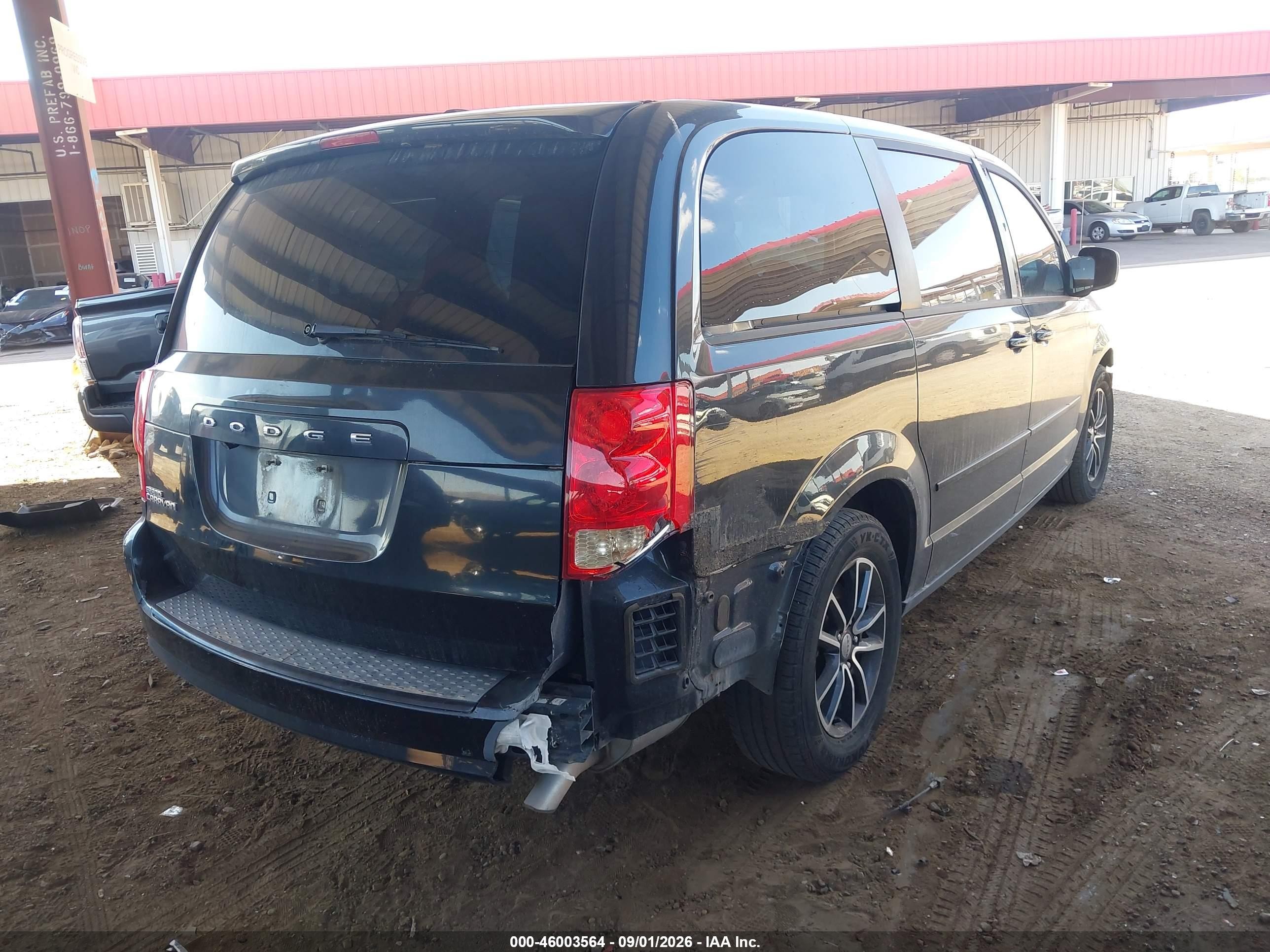 2014 Dodge Grand Caravan Sxt Gray vin: 2C4RDGCG6ER137616