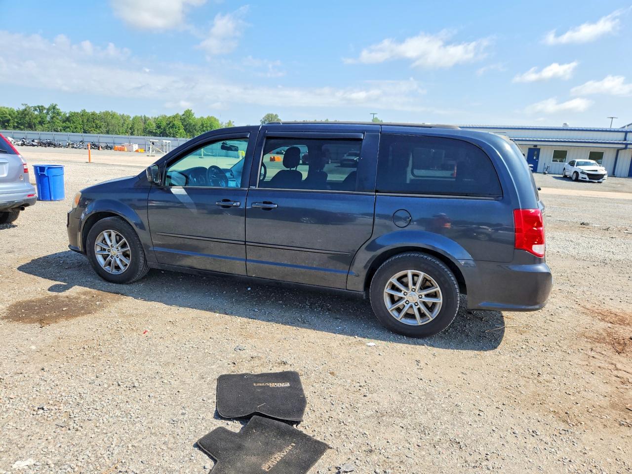 2014 Dodge Grand Caravan Sxt Gray vin: 2C4RDGCG6ER152763