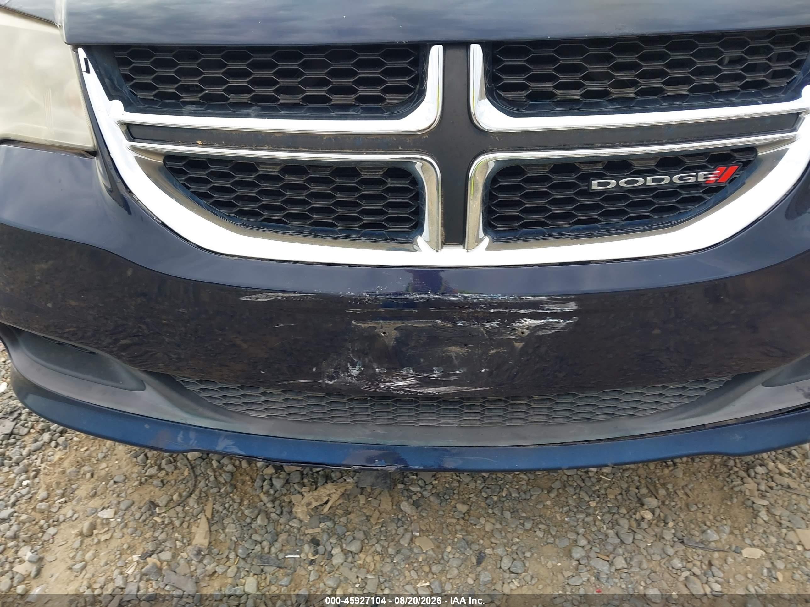 2014 Dodge Grand Caravan Sxt Blue vin: 2C4RDGCG6ER203257