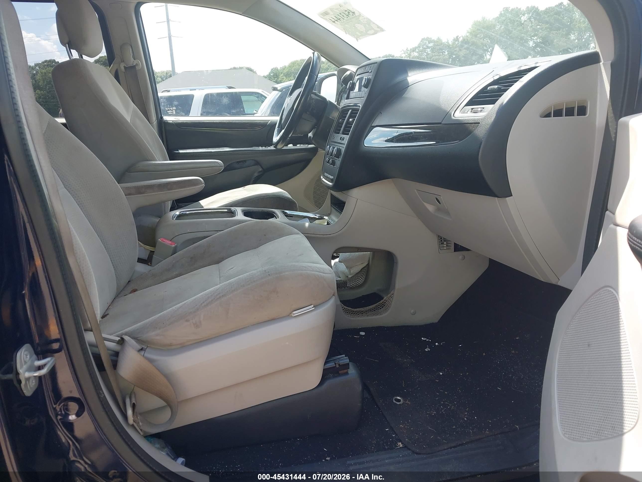 2014 Dodge Grand Caravan Sxt Blue vin: 2C4RDGCG6ER261126