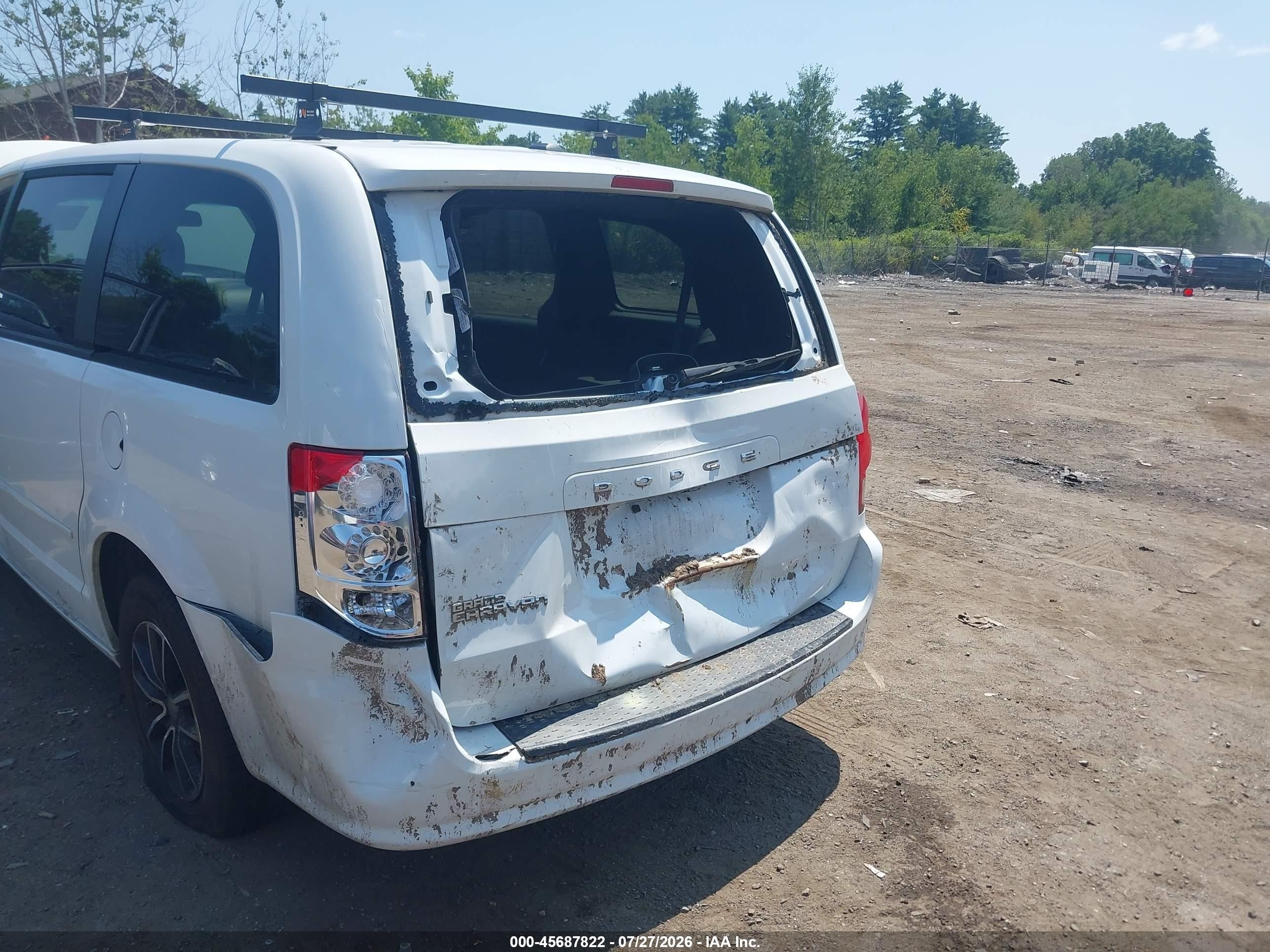 2014 Dodge Grand Caravan Sxt 30th Anniversary White vin: 2C4RDGCG6ER261319