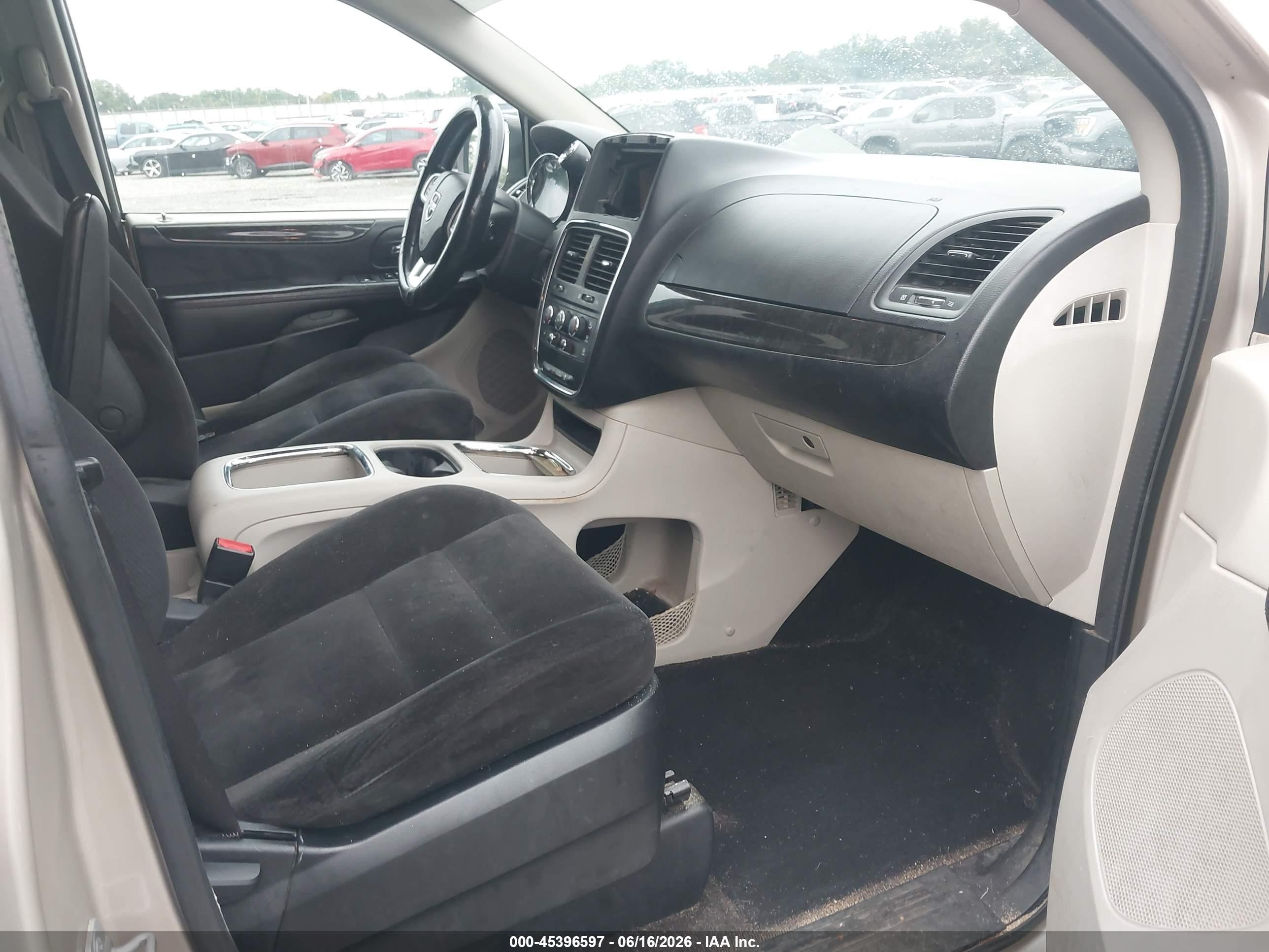 2014 Dodge Grand Caravan Sxt Champagne vin: 2C4RDGCG6ER313547