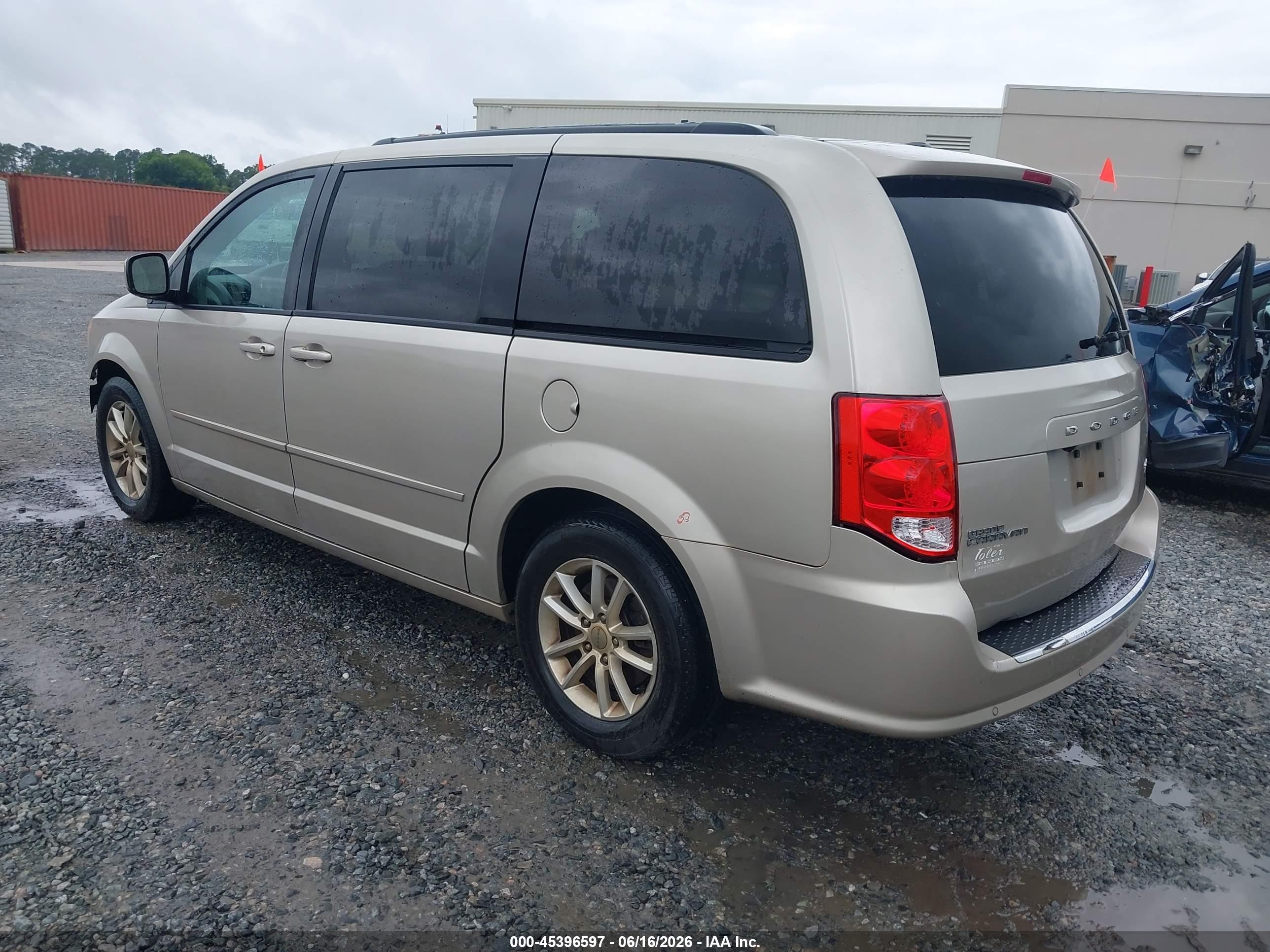 2014 Dodge Grand Caravan Sxt Champagne vin: 2C4RDGCG6ER313547