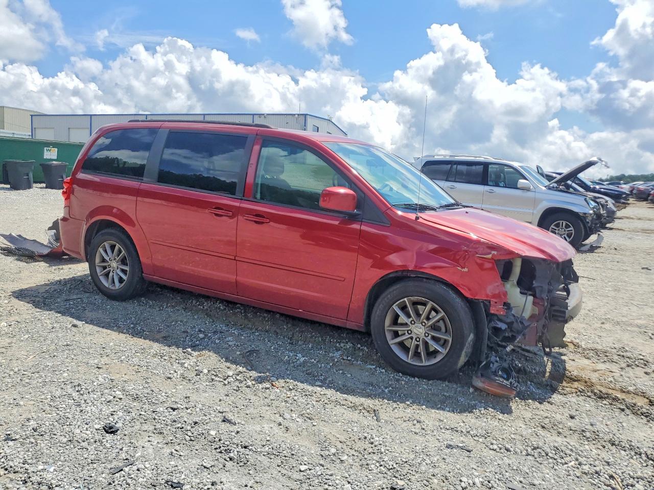 2014 Dodge Grand Caravan Sxt Red vin: 2C4RDGCG6ER341896