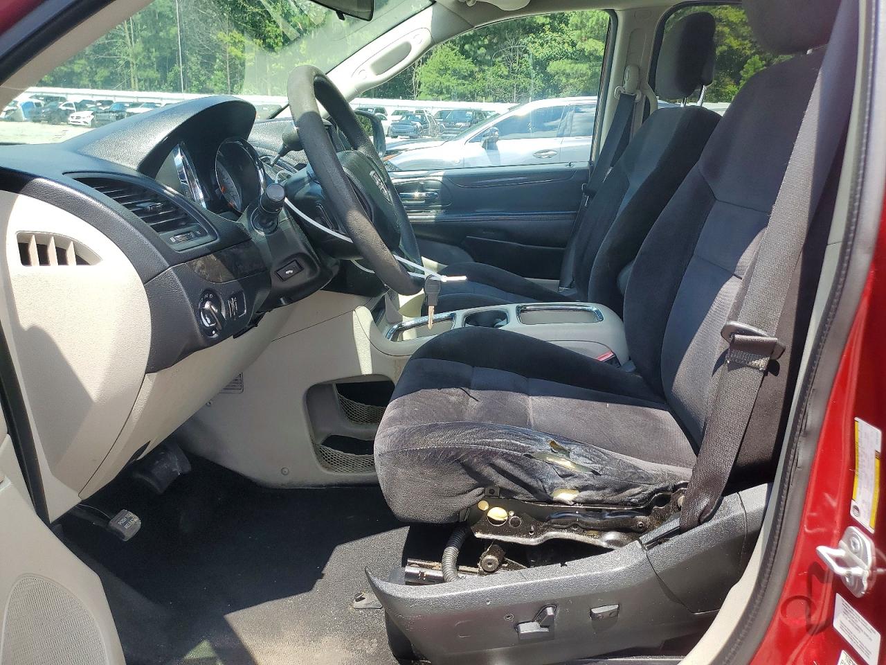 2014 Dodge Grand Caravan Sxt Red vin: 2C4RDGCG6ER341896
