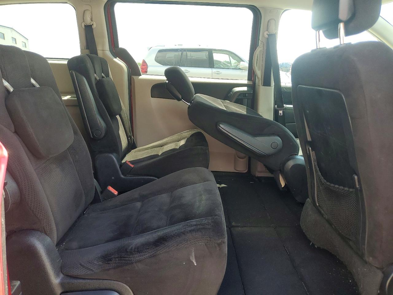 2014 Dodge Grand Caravan Sxt Red vin: 2C4RDGCG6ER341896