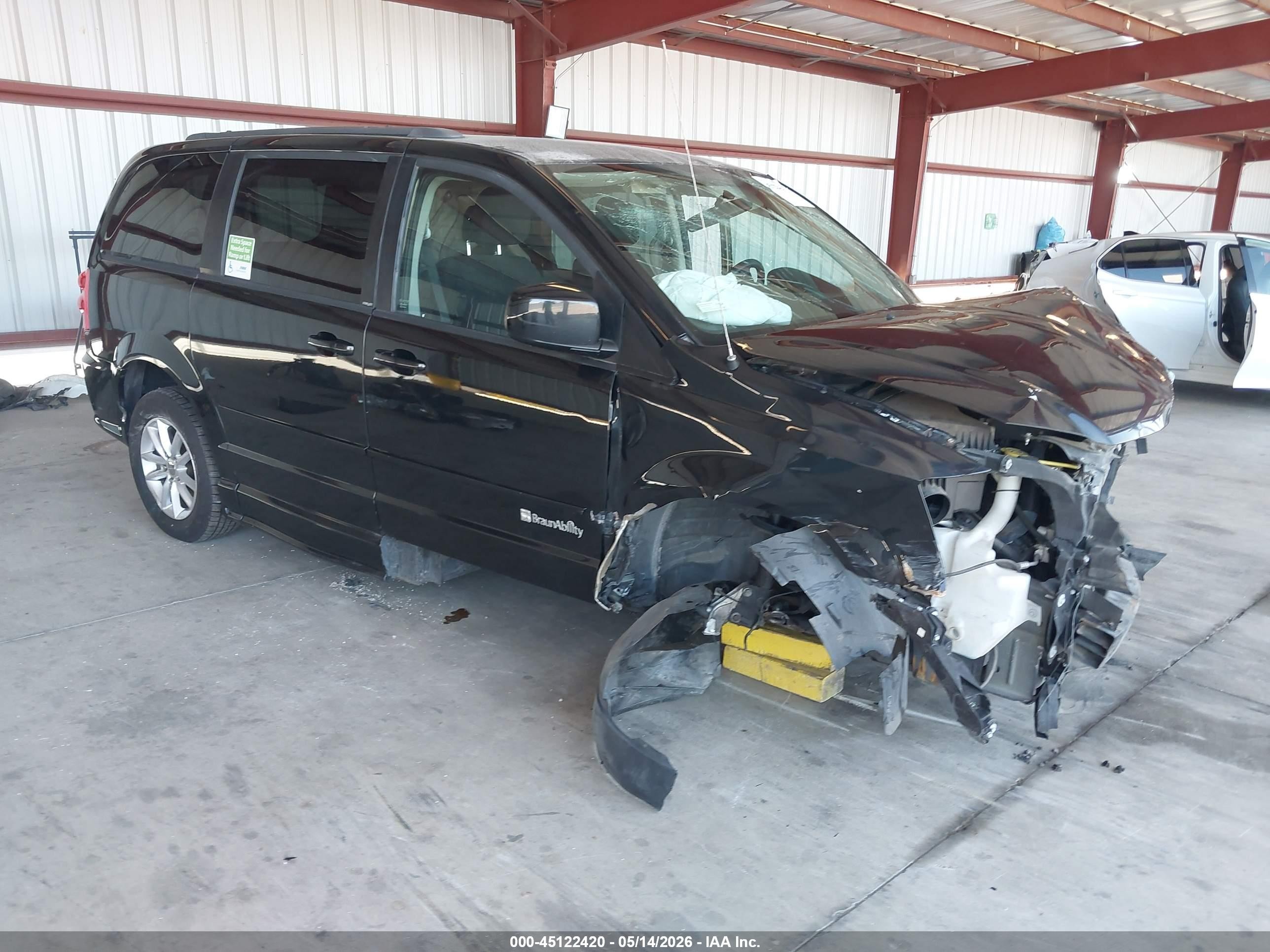 2014 Dodge Grand Caravan Sxt/sxt 30th Anniversary Black vin: 2C4RDGCG6ER349433