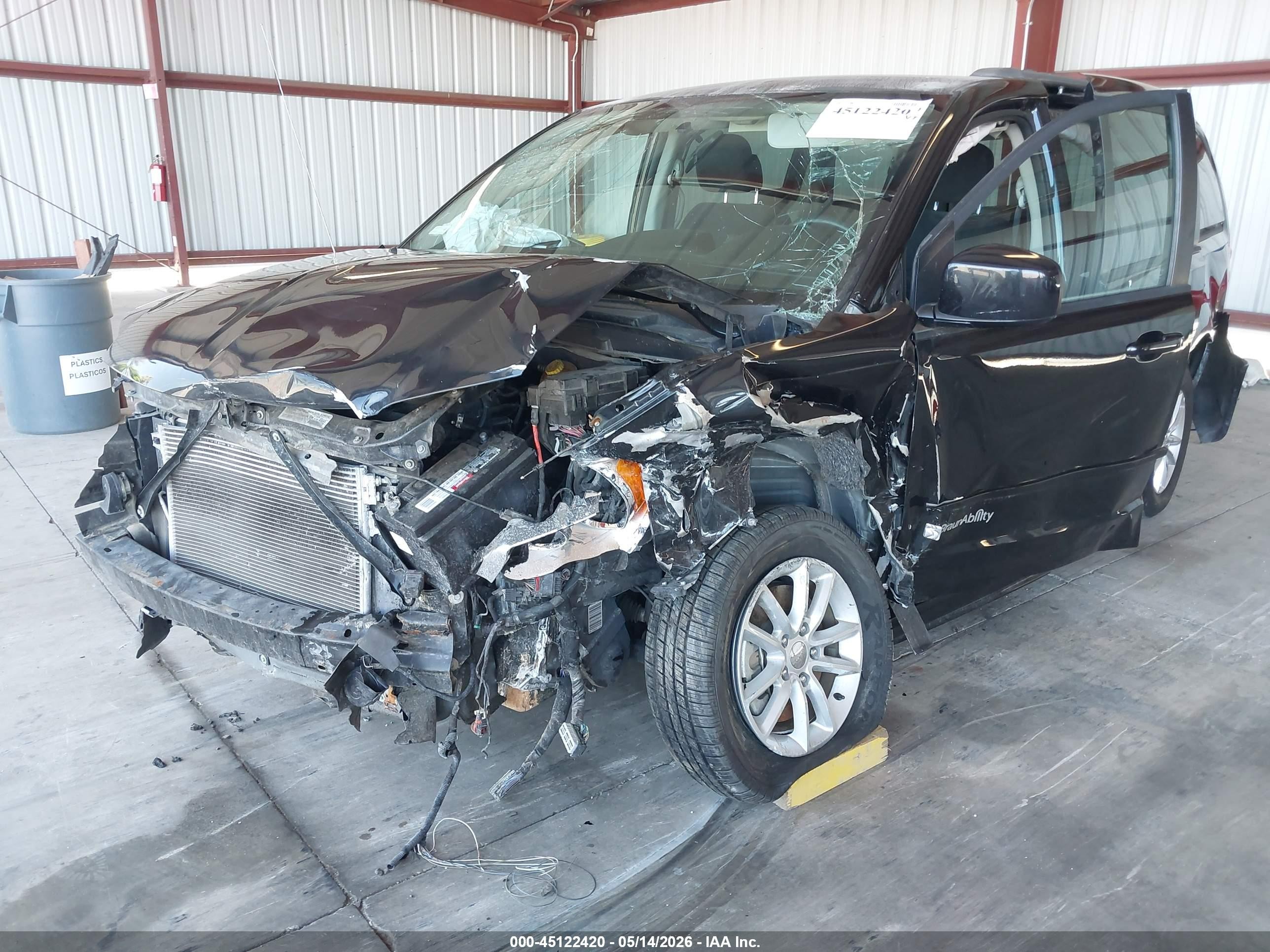 2014 Dodge Grand Caravan Sxt/sxt 30th Anniversary Black vin: 2C4RDGCG6ER349433