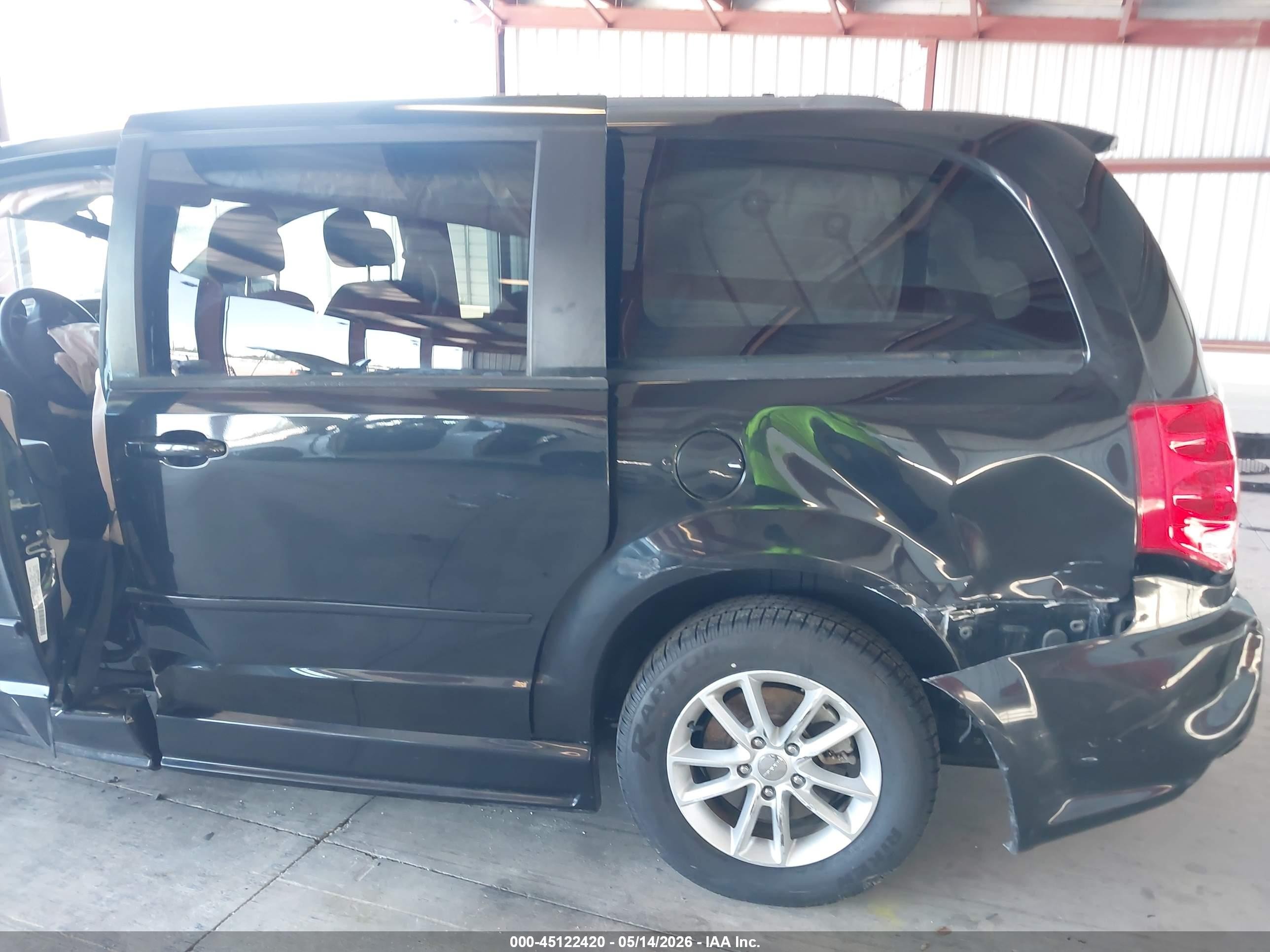 2014 Dodge Grand Caravan Sxt/sxt 30th Anniversary Black vin: 2C4RDGCG6ER349433
